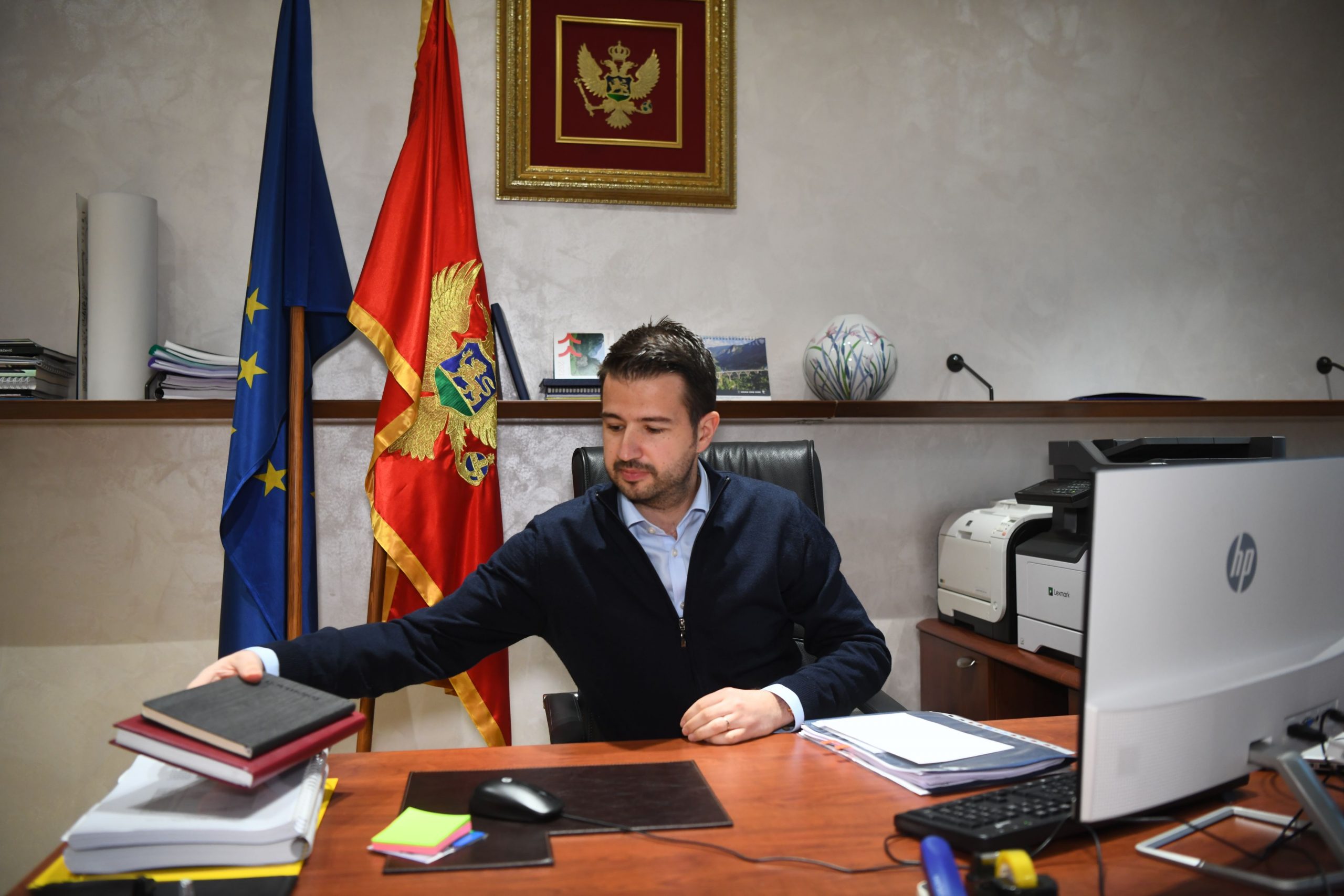 Podgorica 13. mart 2021. Kabinet ministara, Ministar ekonomskog razvoja Jakov Milatović, Foto: Filip Krainčanić/Nova.rs