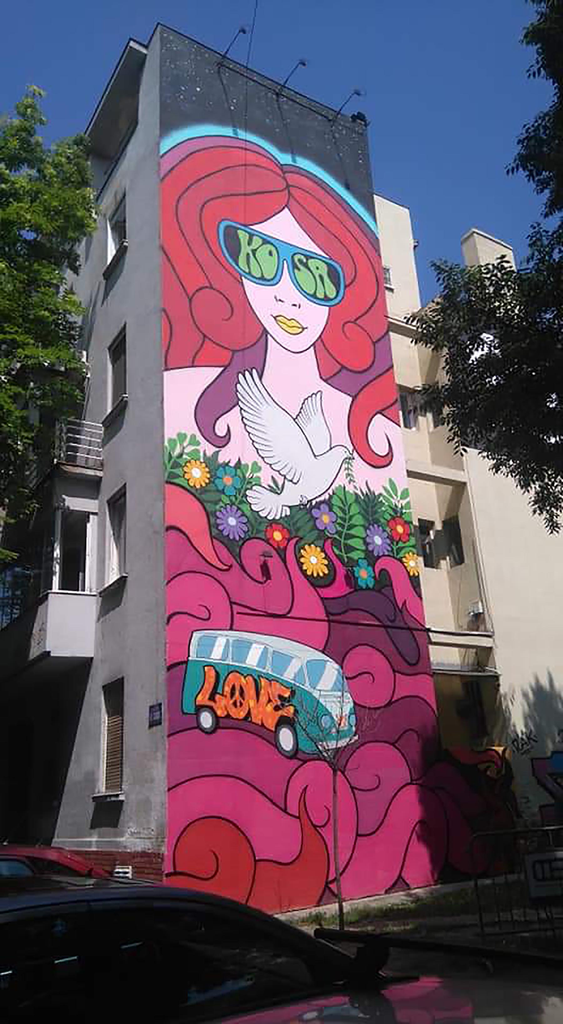 Uroš Štrboja, autor murala, mural, murali