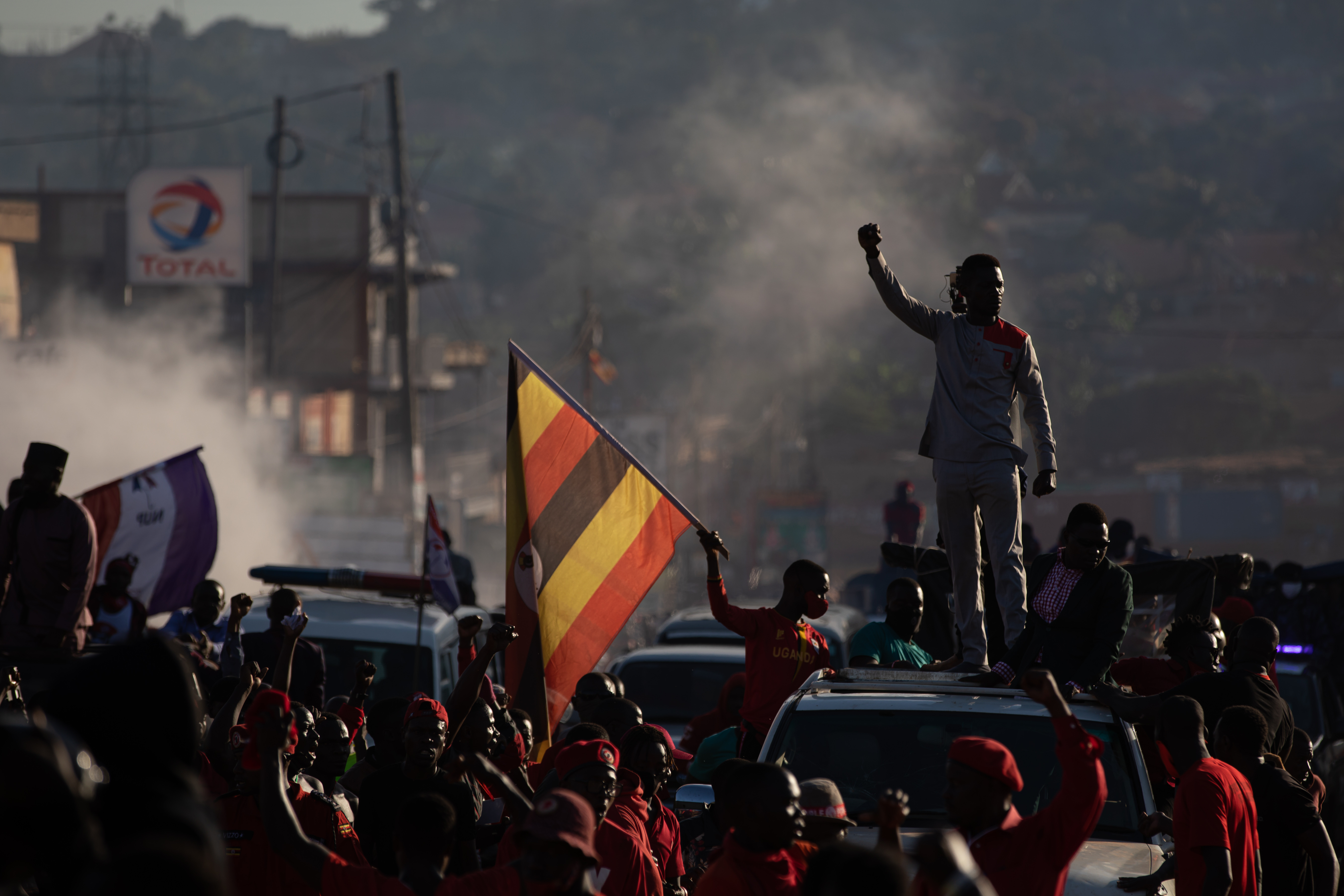 Bobi Wine campaigns for presidential elections