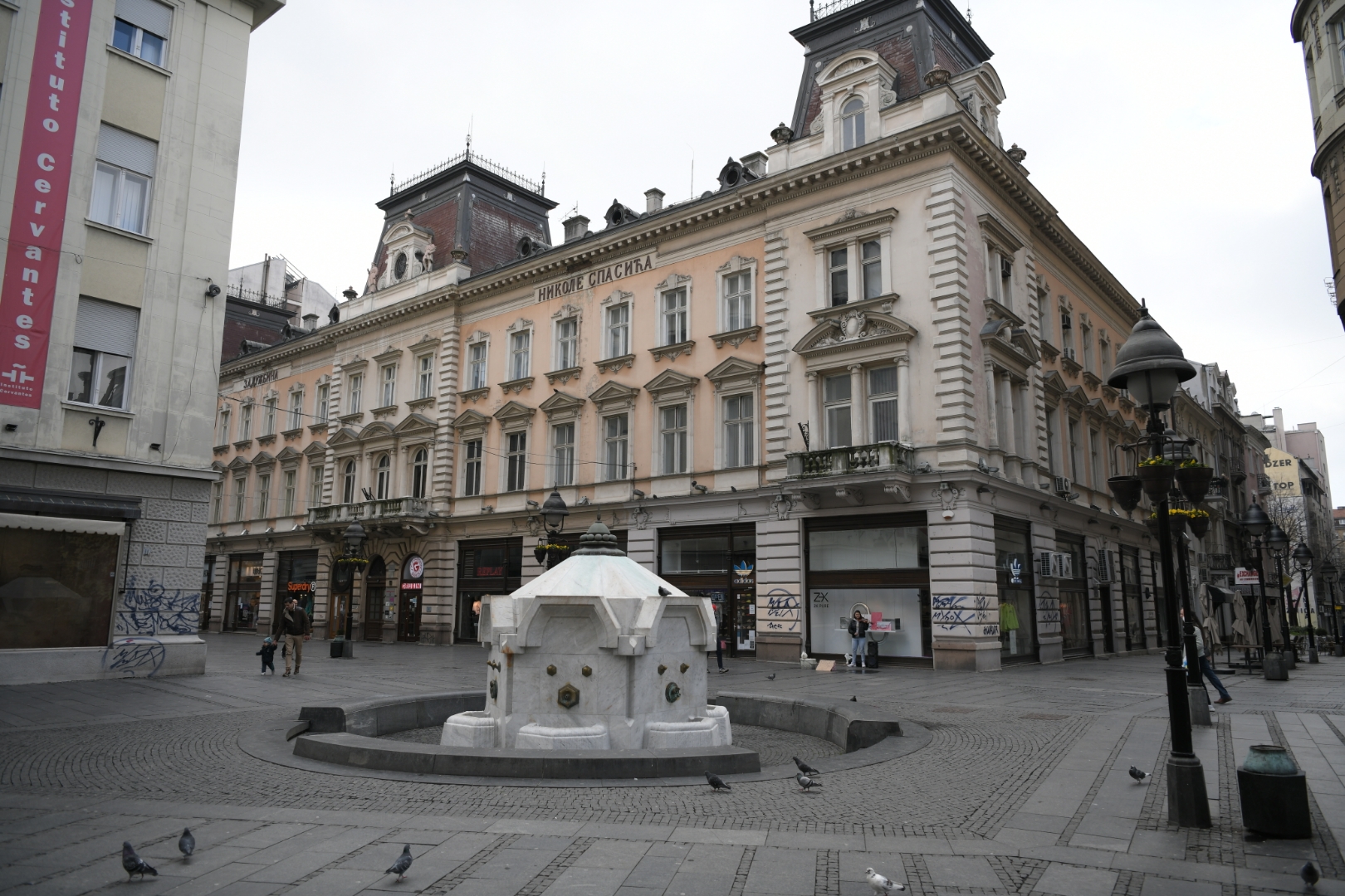 Beograd, 13.03.2021. Pust grad, prazne ulice, zatvorene prodavnice, koronavirus zatvaranje, zatvoreni kafići, grad duhova Foto: Dragan Mujan/Nova.rs