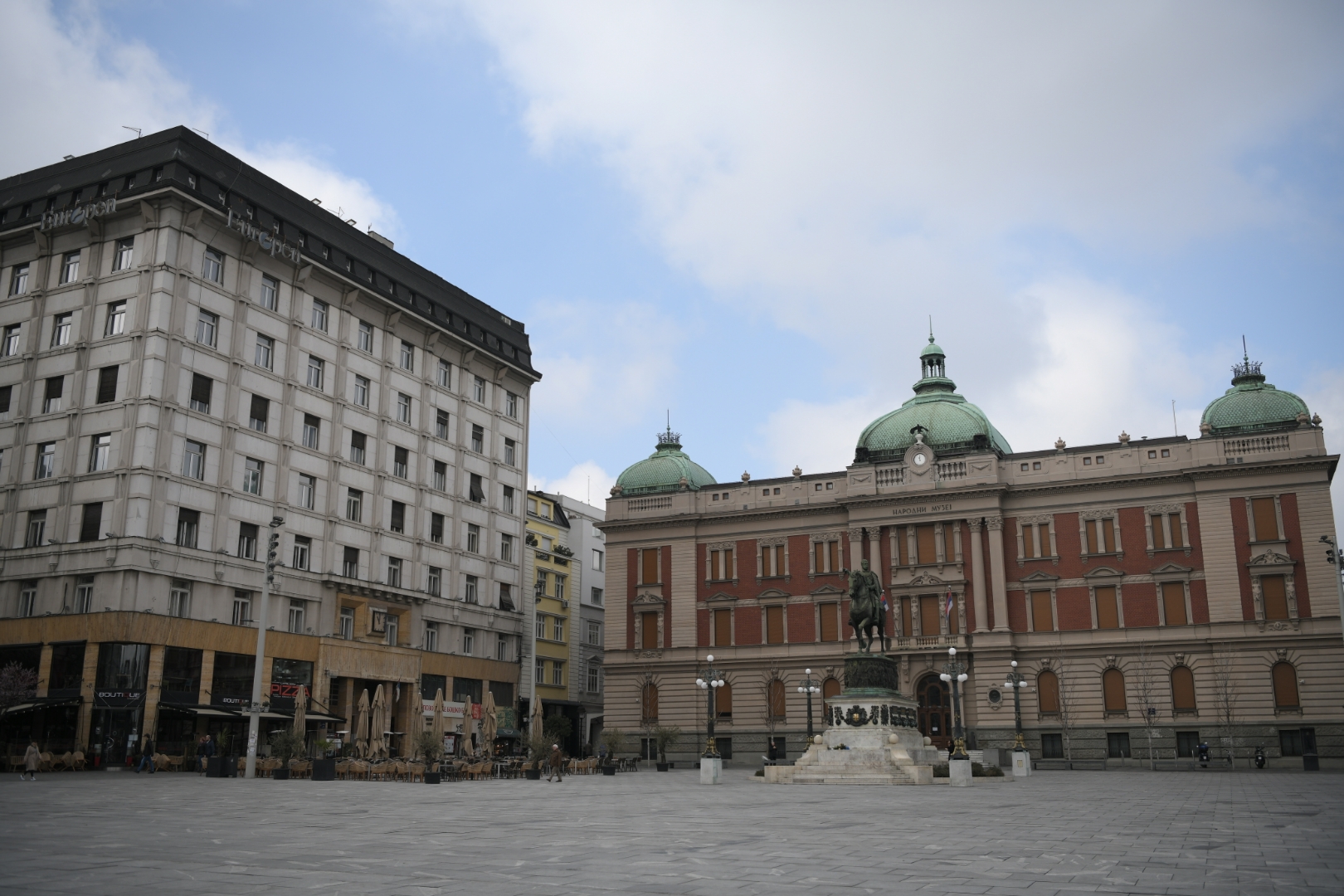 Beograd, 13.03.2021. Pust grad, prazne ulice, zatvorene prodavnice, koronavirus zatvaranje, zatvoreni kafići, grad duhova Foto: Dragan Mujan/Nova.rs