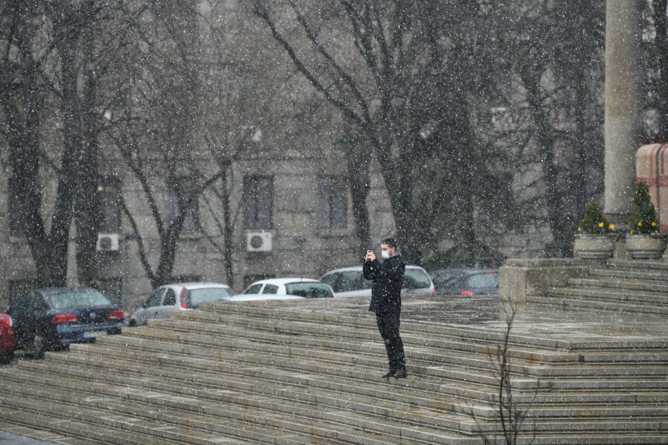 Beograd, 19.03.2021. sneg, proleće, vremenska prognoza Foto: Goran Srdanov/Nova.rs