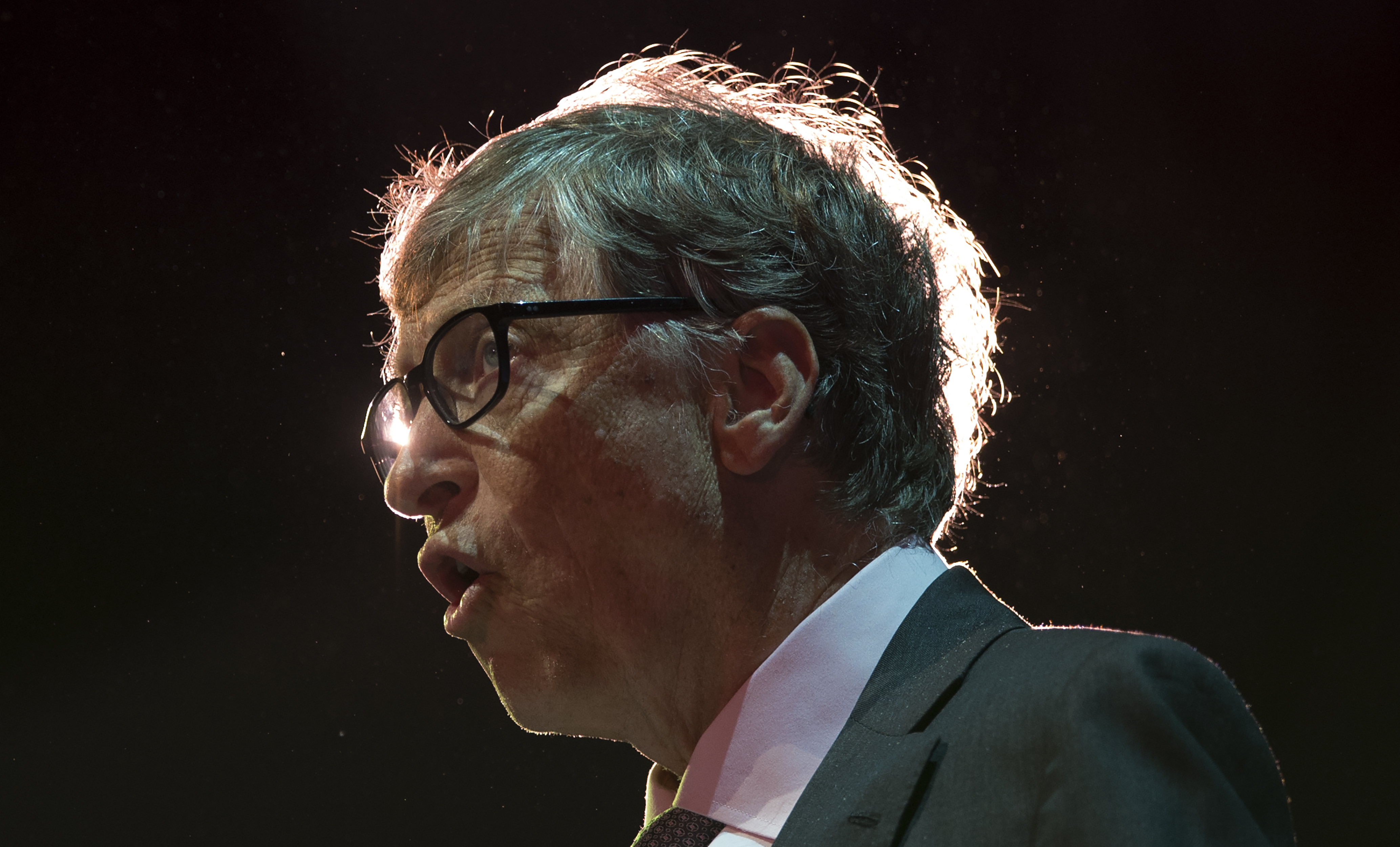 Bill Gates speaks in London