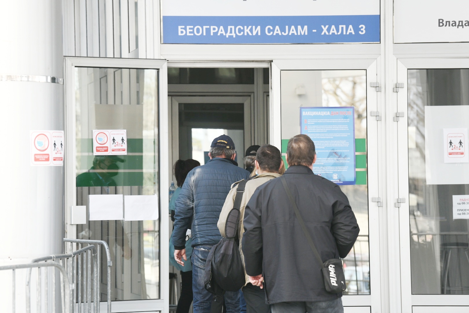Beograd 26.03.2021. Beogradski sajam, vakcinacija, koronavirus, stranci, strani državljani Foto: Vesna Lalić/Nova.rs