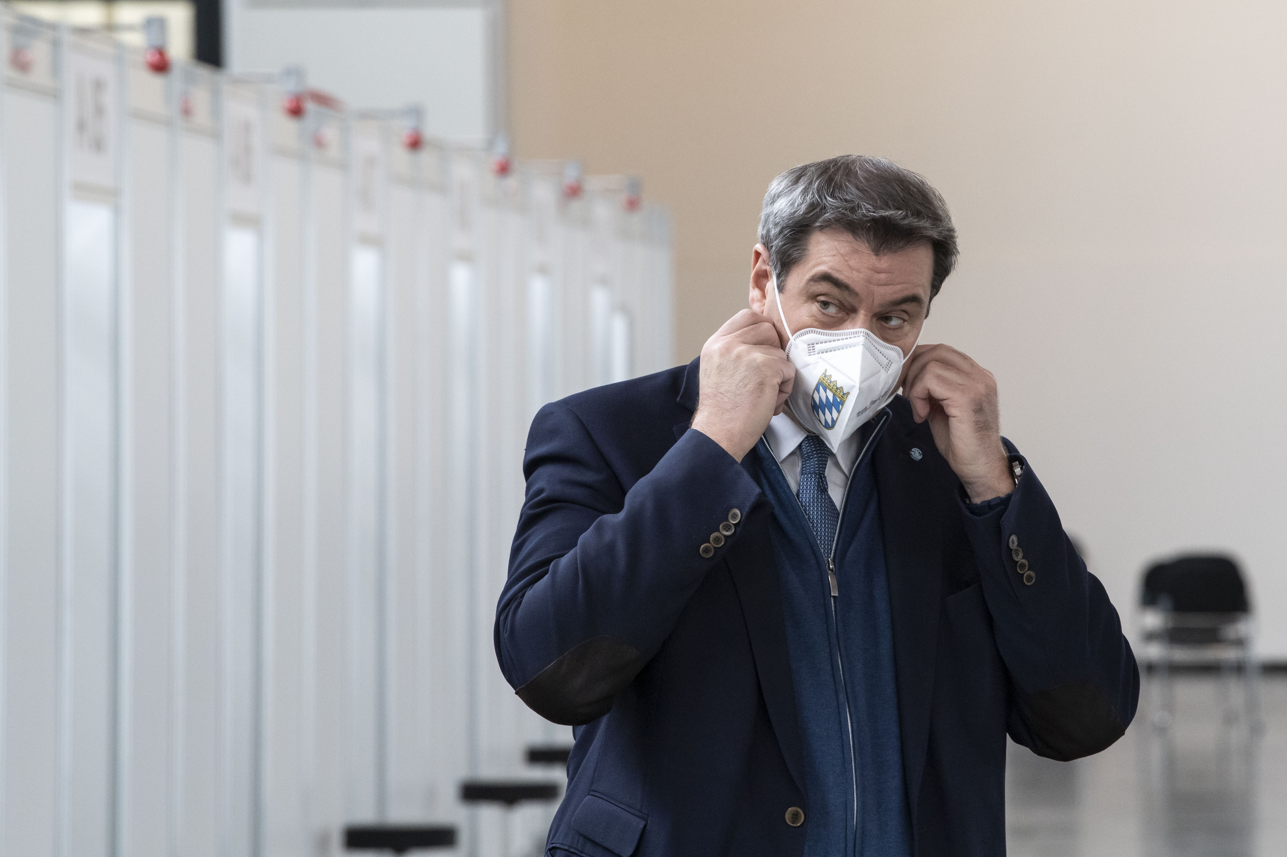 Coronavirus vaccination center in Munich