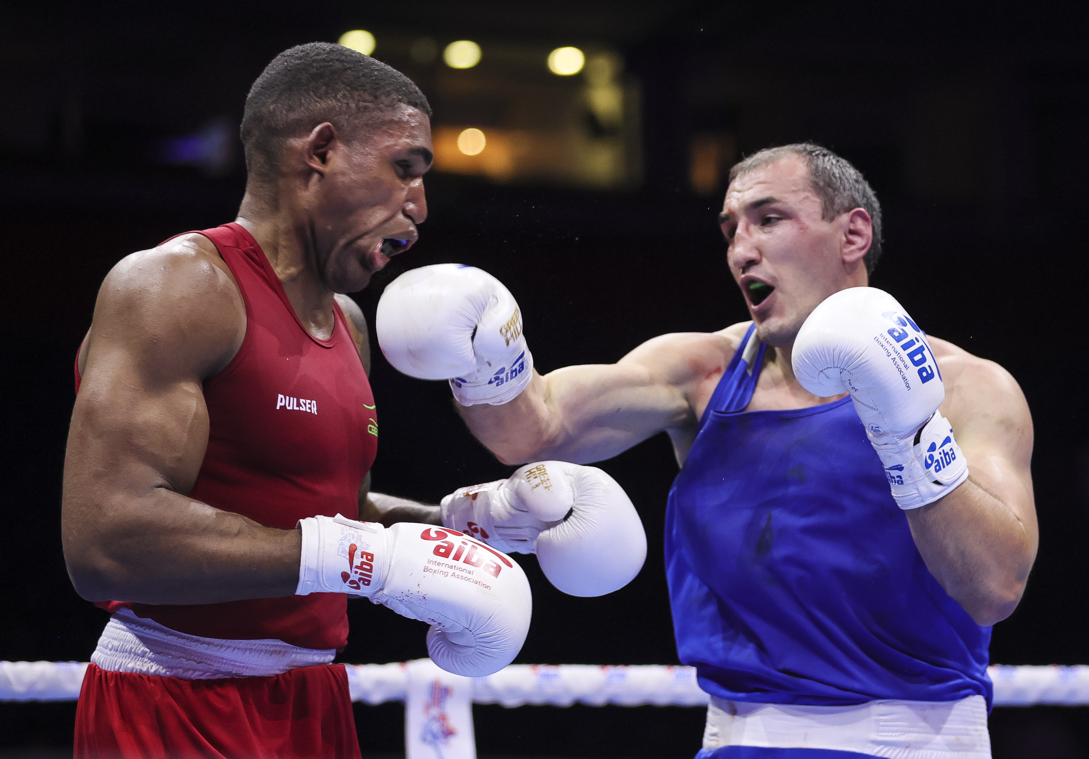 Abner Da Silva Teixeira (BRA) v Magomedov Sadam (SRB)
AIBA World Boxing Championships-Belgrade 2021-Opening Ceremony 
Beograd, 29.10.2021.
foto: Srdjan Stevanovic/Starsport.rs ©