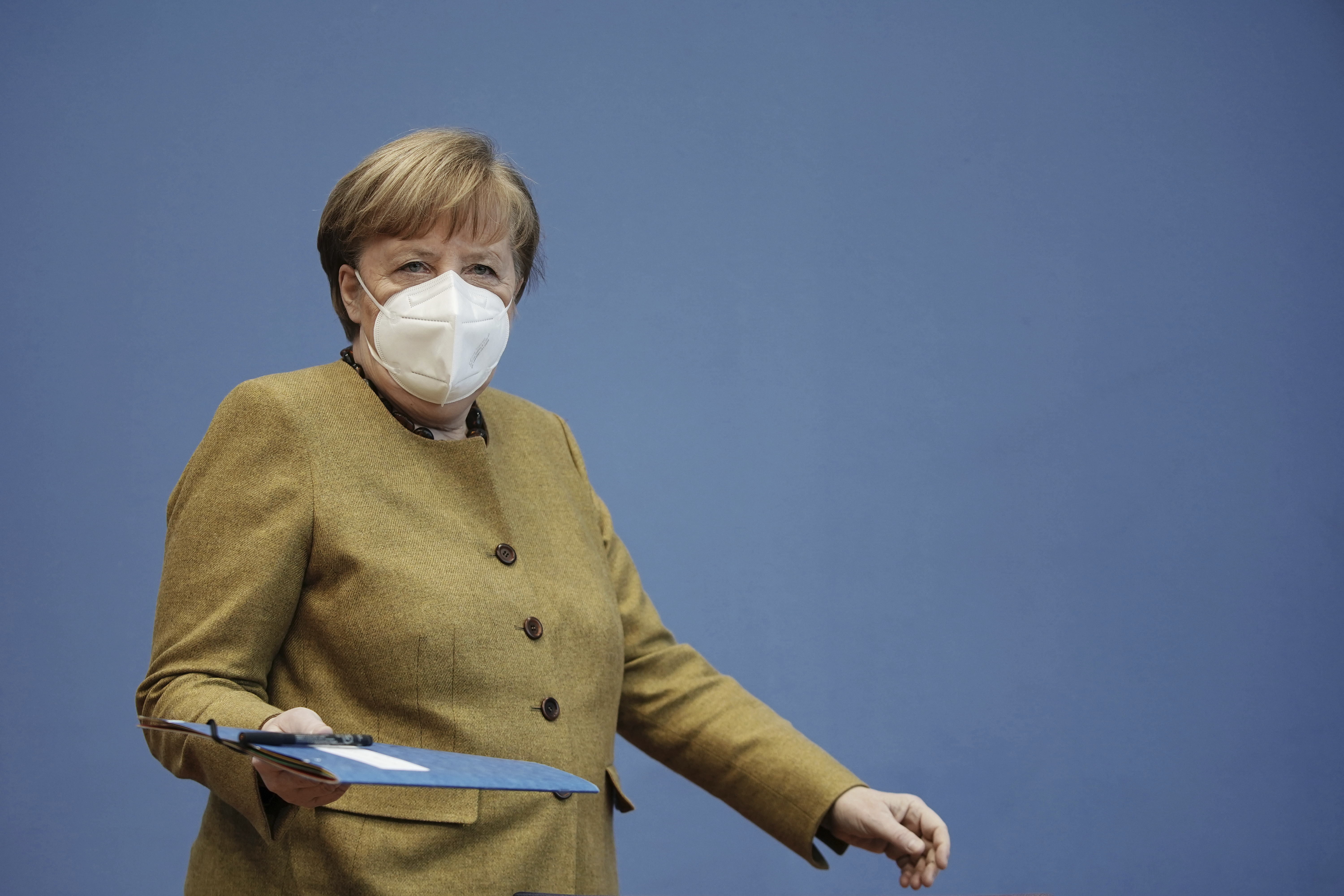 Virus Outbreak Germany Merkel