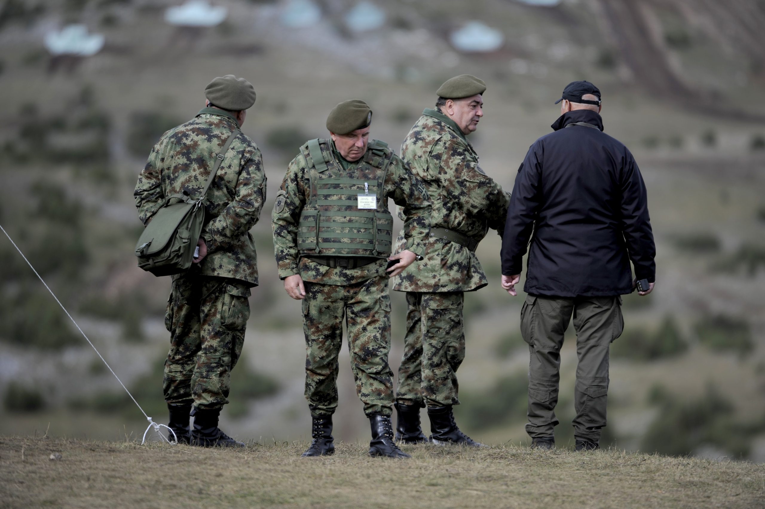 Pester, 10. oktobra 2020. - Na Privremenom poligonu "Pester" danas ce biti izvedena zdruzena takticka vezba s bojevim gadjanjem Vojske Srbije "Sadejstvo 2020", a prisustvovace i predsednik Srbije Aleksandar Vucic.   FOTO TANJUG / TARA RADOVANOVIC / an