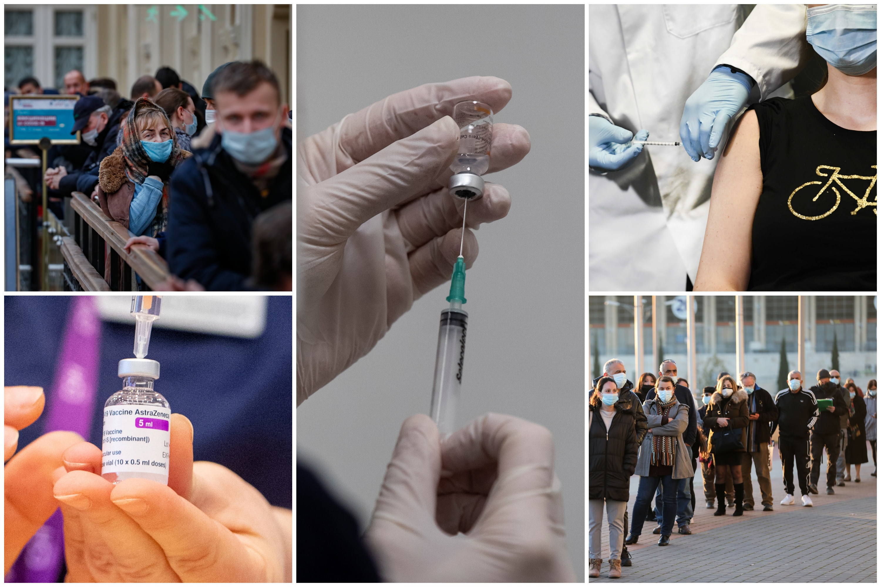 Vakcinacija svet Foto: EPA-EFE/YURI KOCHETKOV/DOMINIC LIPINSKI/TOLGA BOZOGLU/ABIR SULTAN/PIROSCHKA VAN DE WOUW