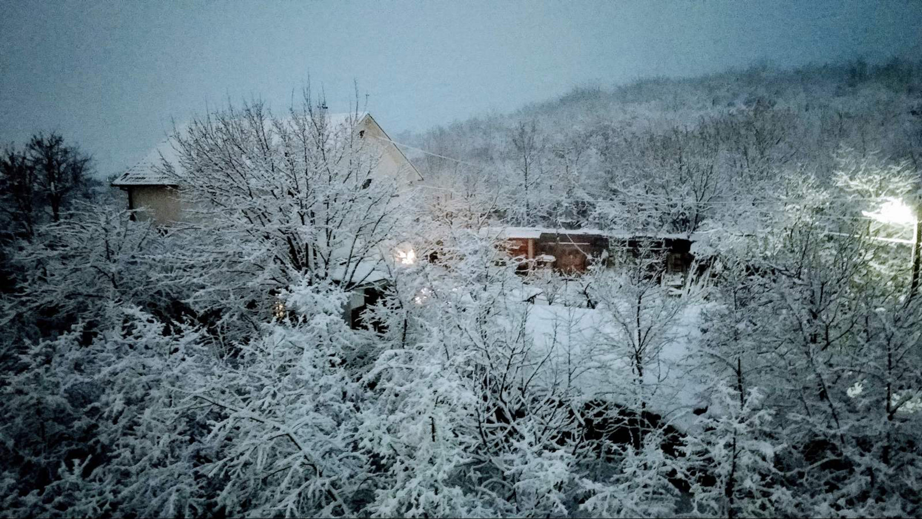 Sneg u Beogradu Mirijevo