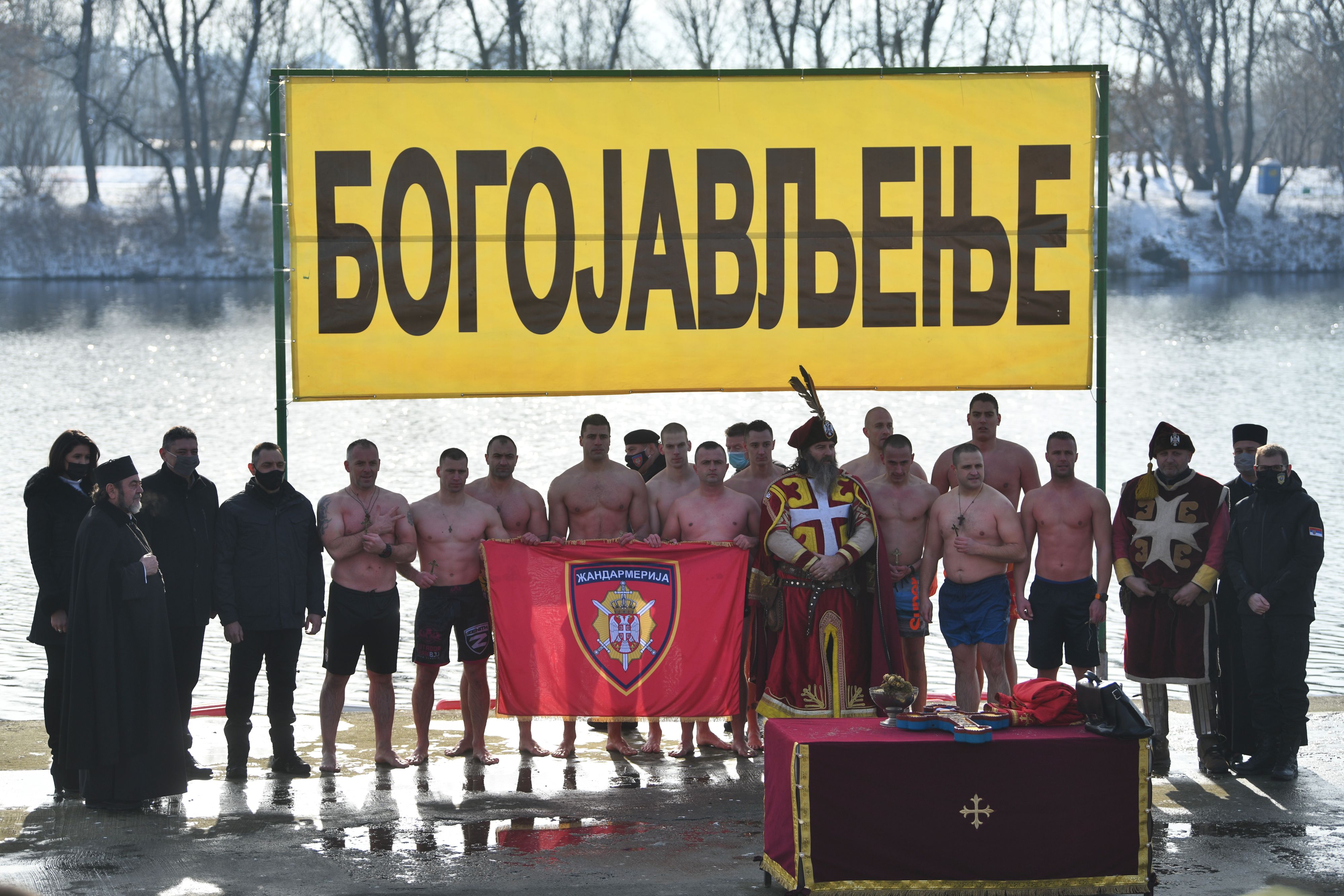 Beograd, 19.01.2021. Bogojavljenje, plivanje za časni krst Foto: Filip Krainčanić/Nova.rs