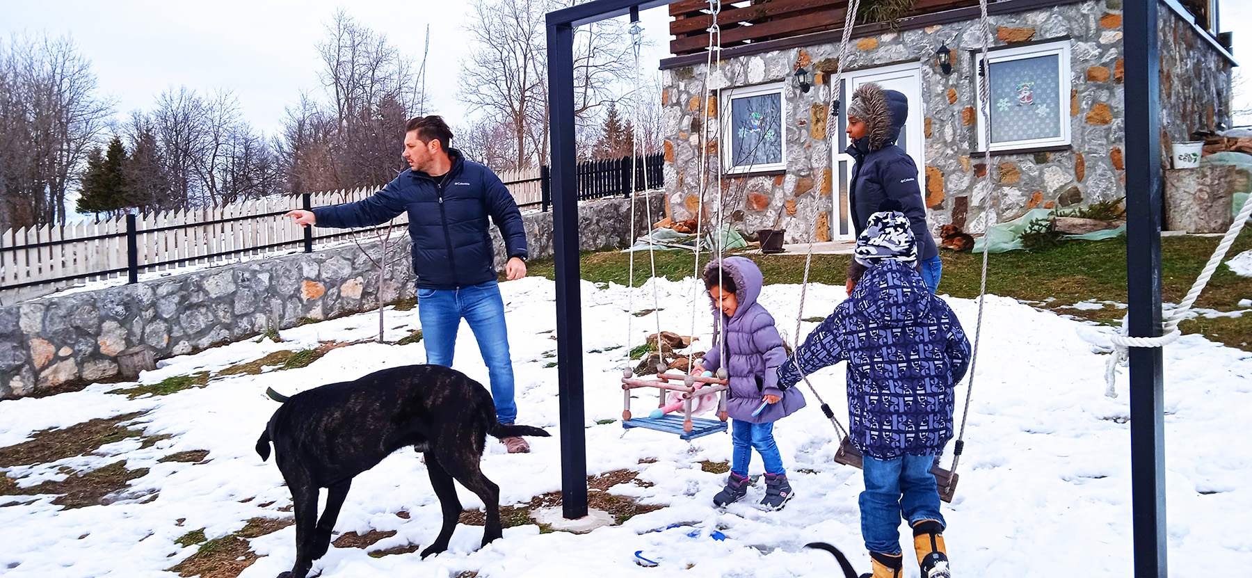 Porodica Zlatibor Dubai Šanej i Marjan Njegošević, Ajda i Teo