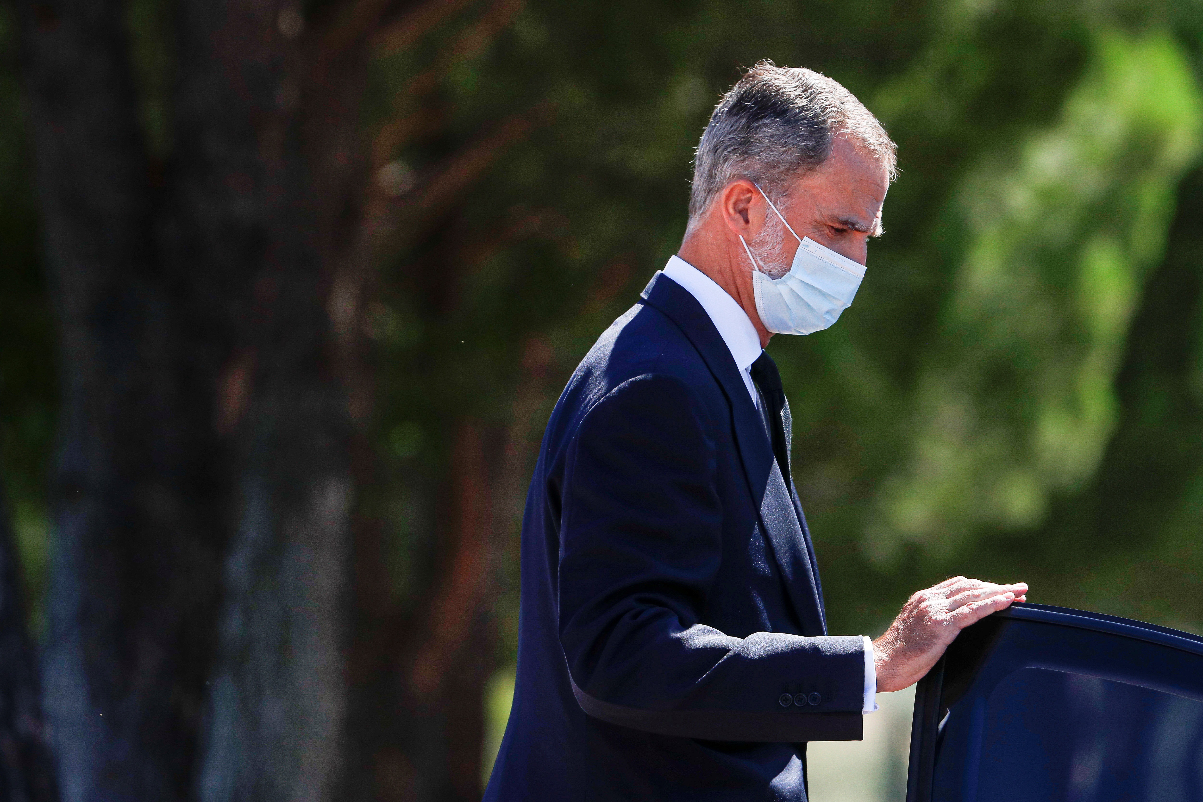 Royal Couple attends funeral service for Carvajal Hoyos