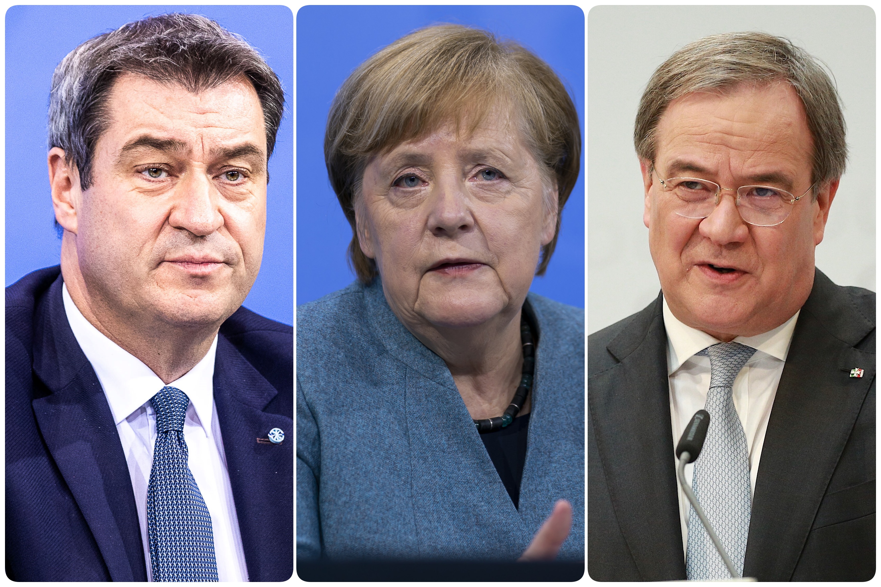 Markus Söder
Angela Merkel
Armin Laschet