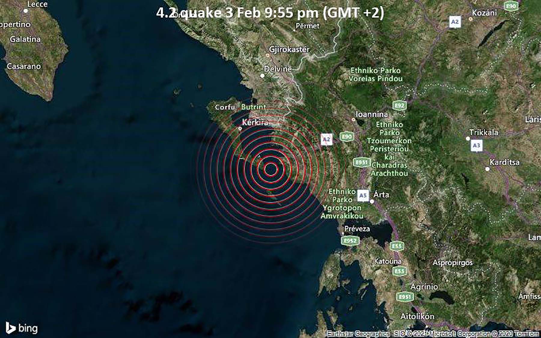 zemljotres grska krf