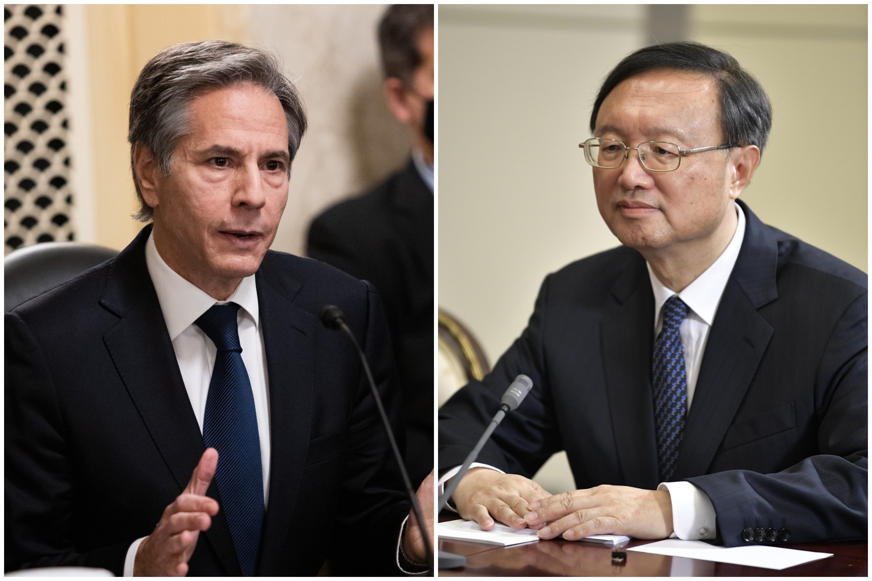 Anthony Blinken, Yang Jiechi, Entoni Blinken, Jang Džiječi kombo Foto: Graeme Jennings / AFP / Aleksey Nikolskyi / Sputnik / Profimedia