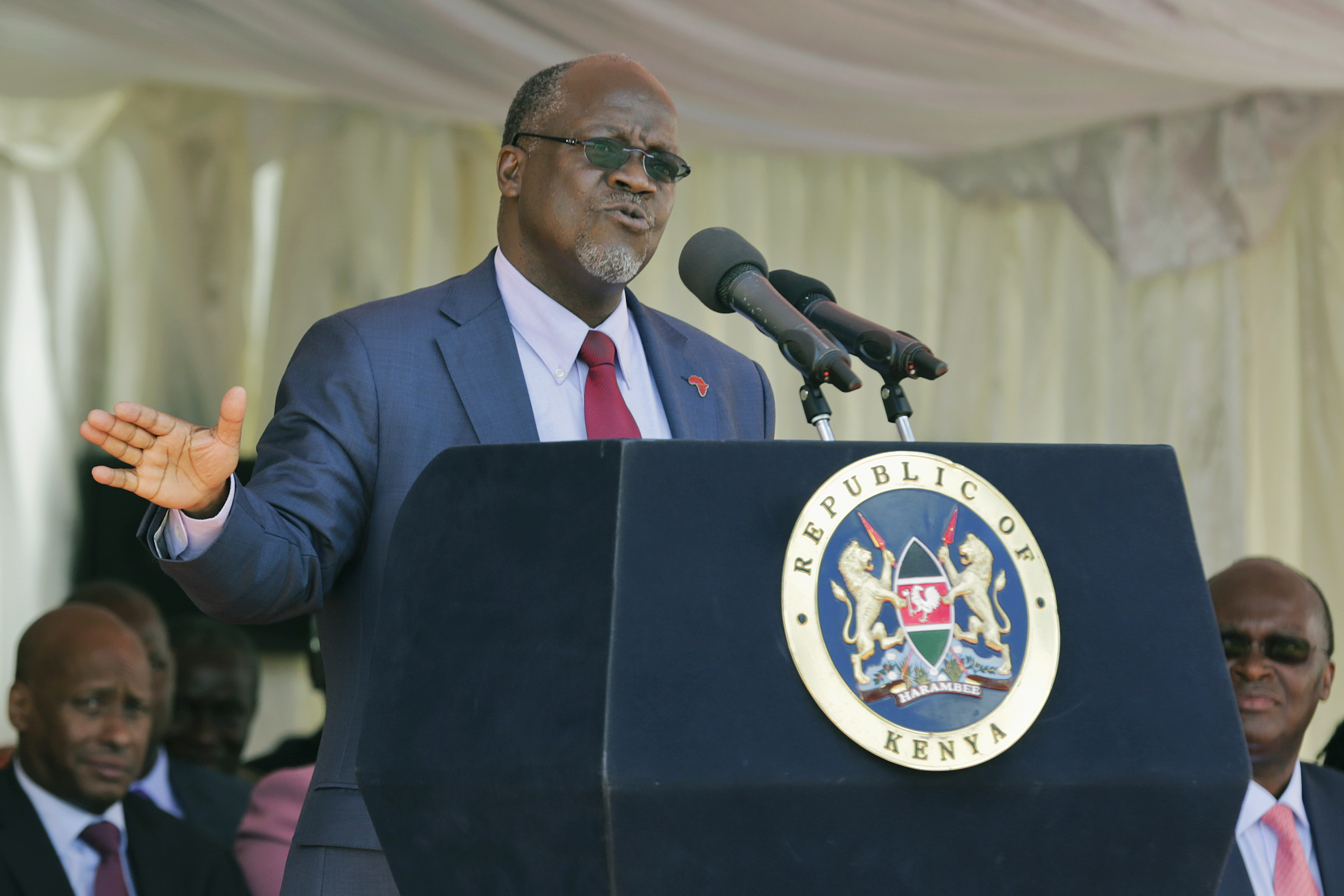 Tanzanian President John Magufuli visits Kenya