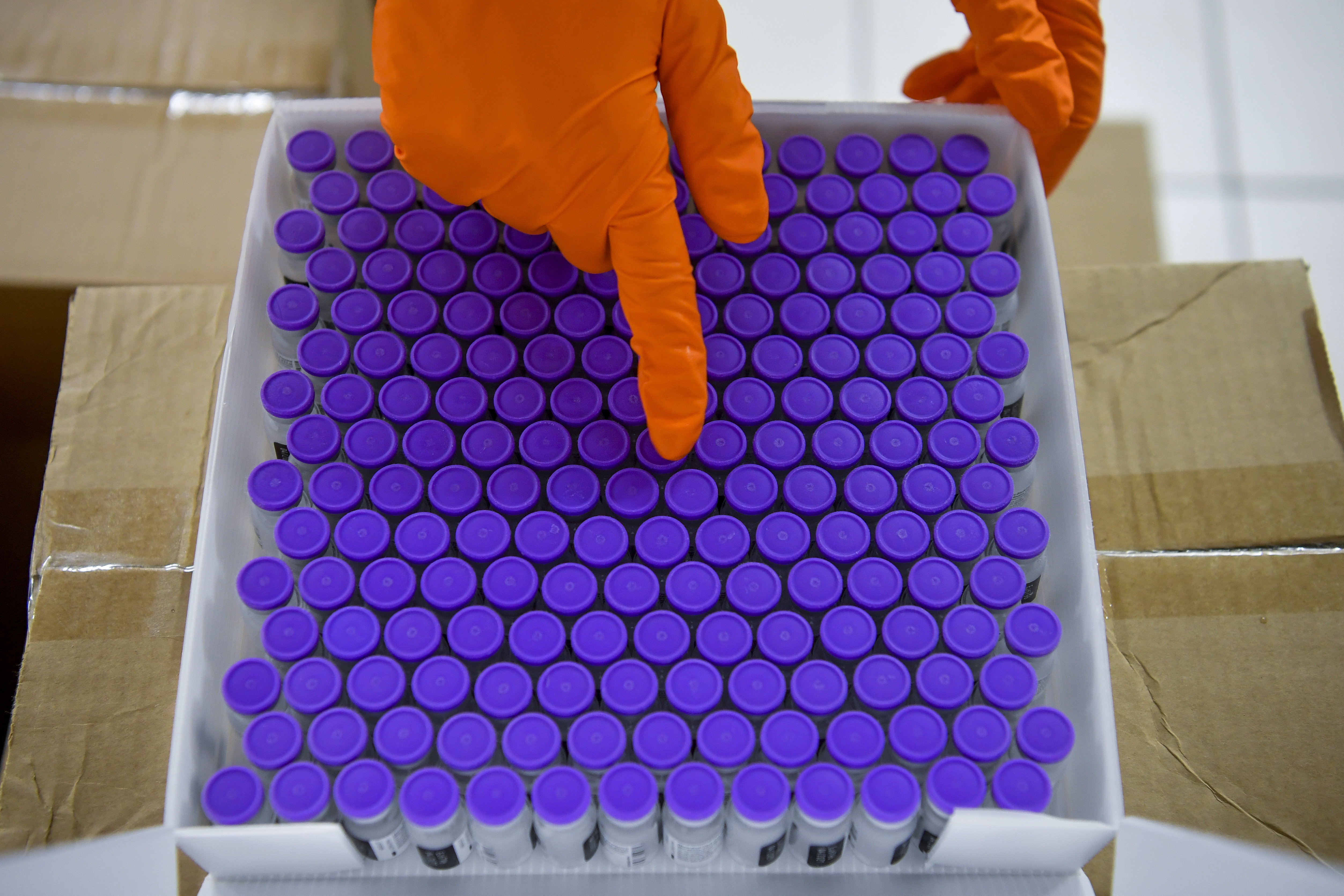 The first shipment of vaccines in Hungary