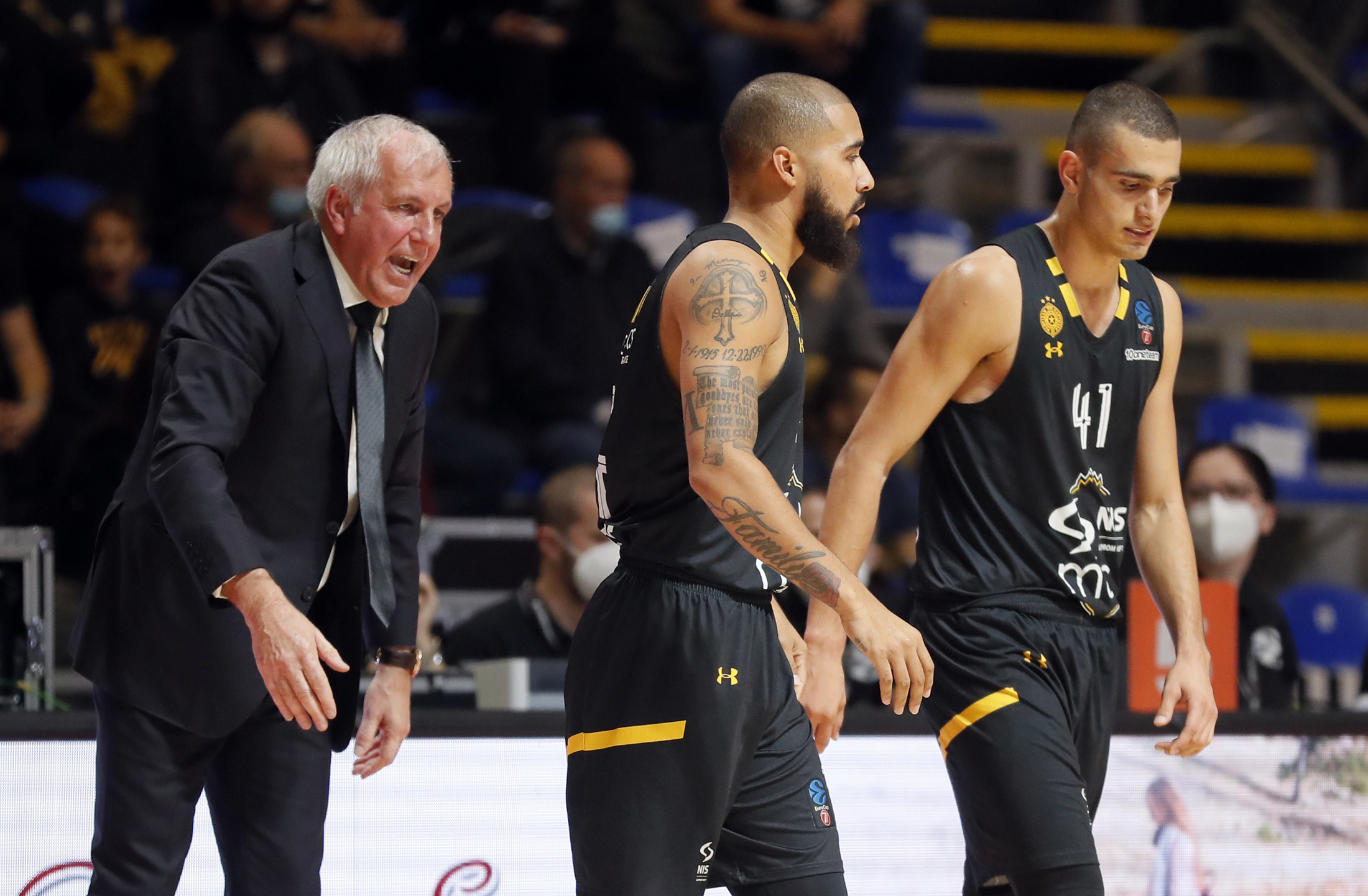 Eurocup basketball game, Regular season, round 2, Partizan v Turk 27.10.2021. Belgrade, Sebia  foto: Pedja Milosavljevic/STARSPORT