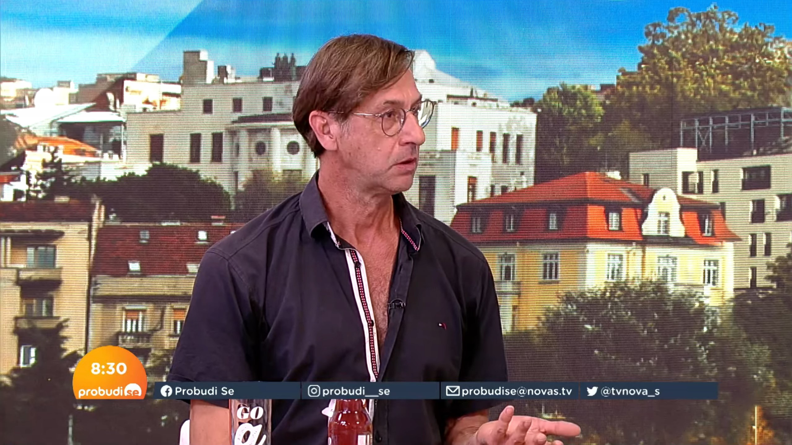 Slobodan Beštić, jutarnji program, emisija Probudi se Foto: Nova S