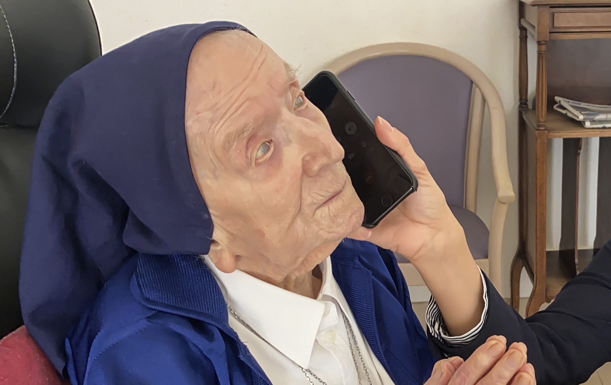 Virus Outbreak France Oldest Survivor