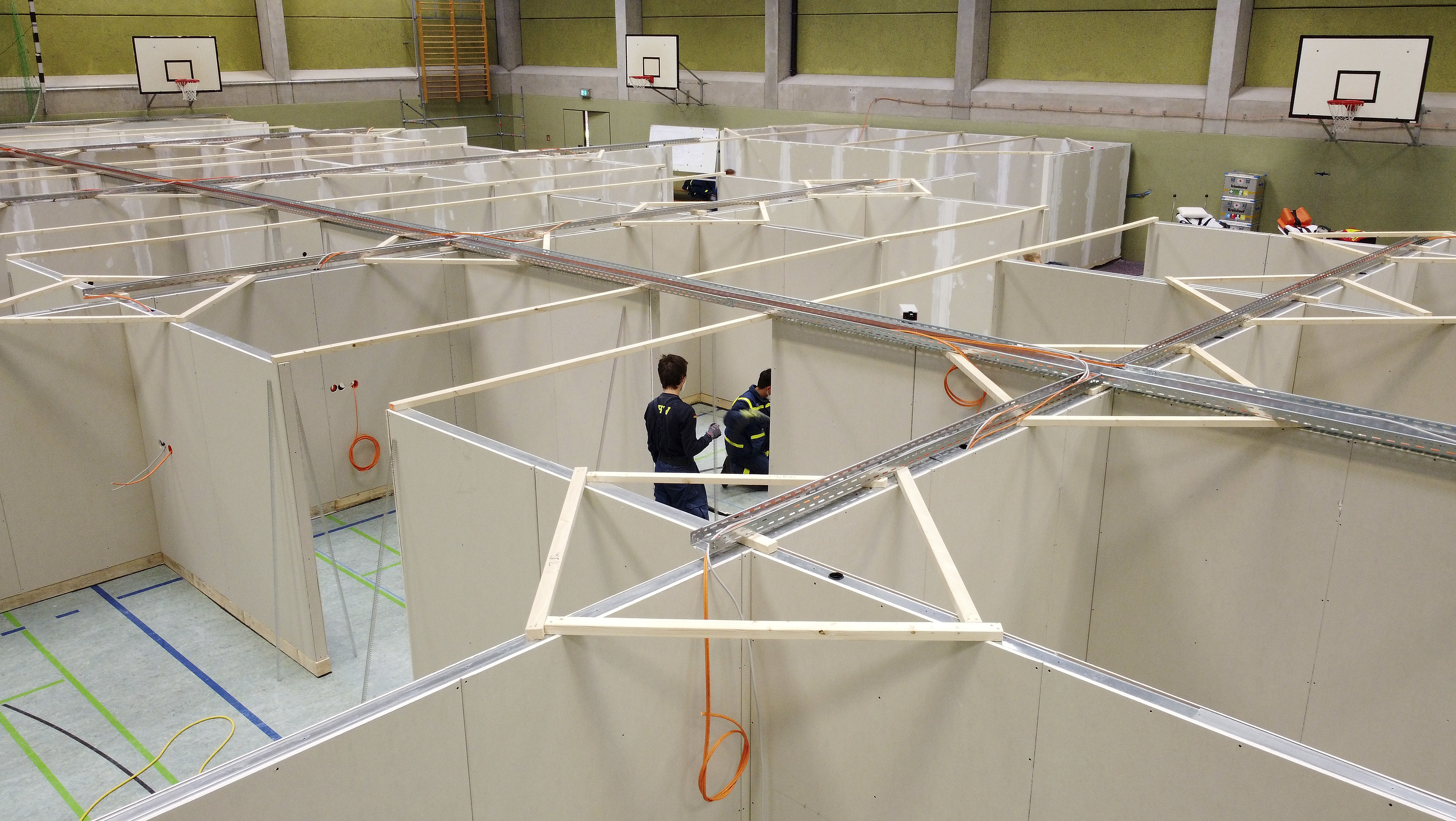 Coronavirus vaccination center in Eschwege