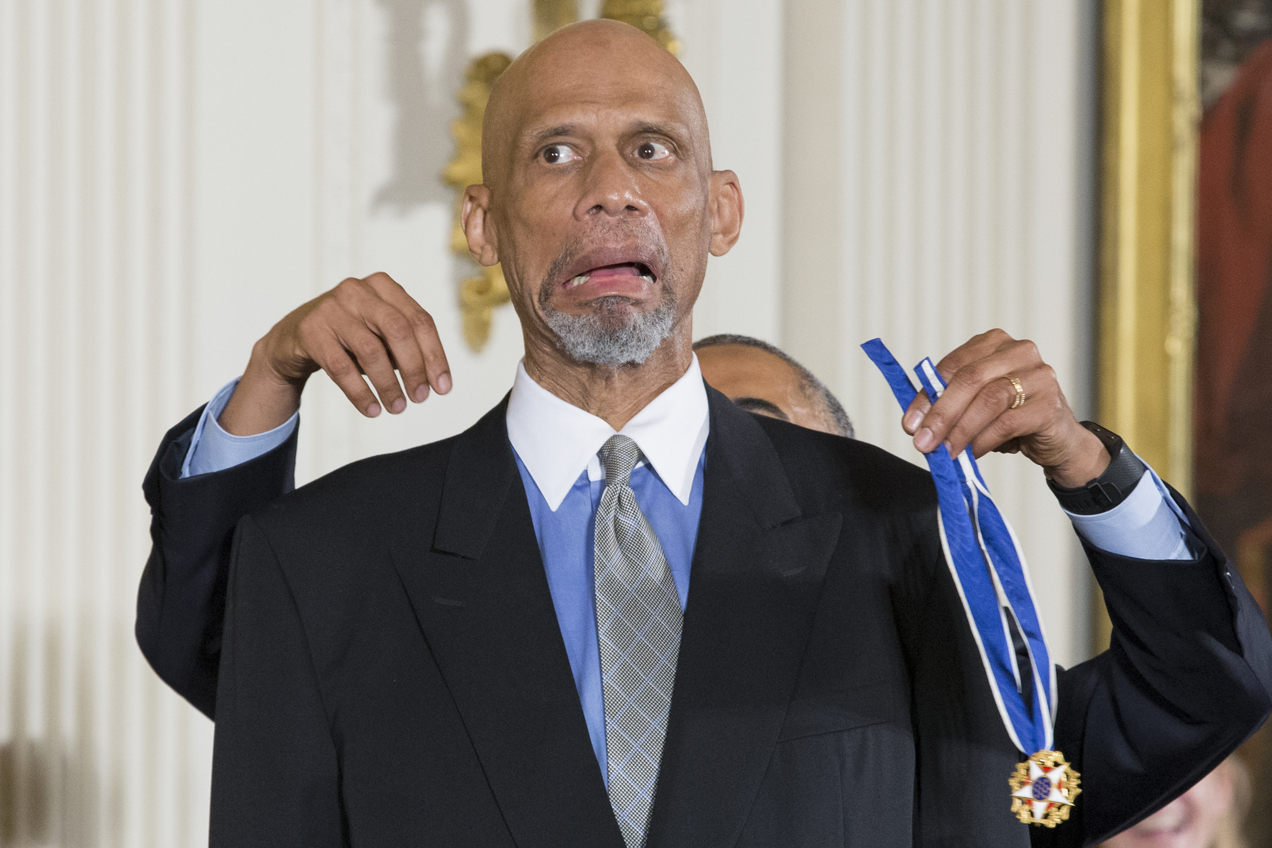 US President Barack Obama awards the Presidential Medal of Freedom