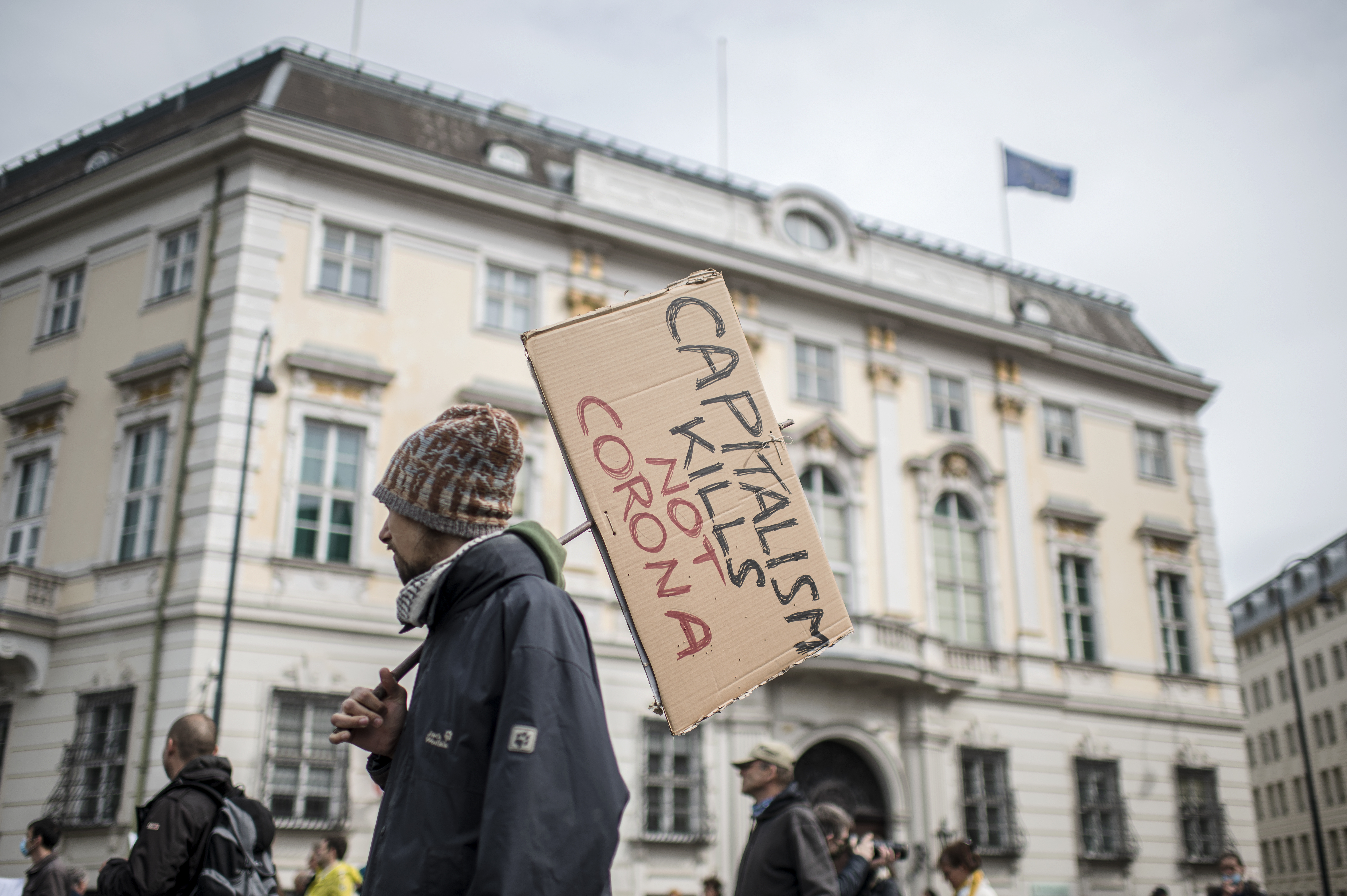 Koronavirus Austrija, protest