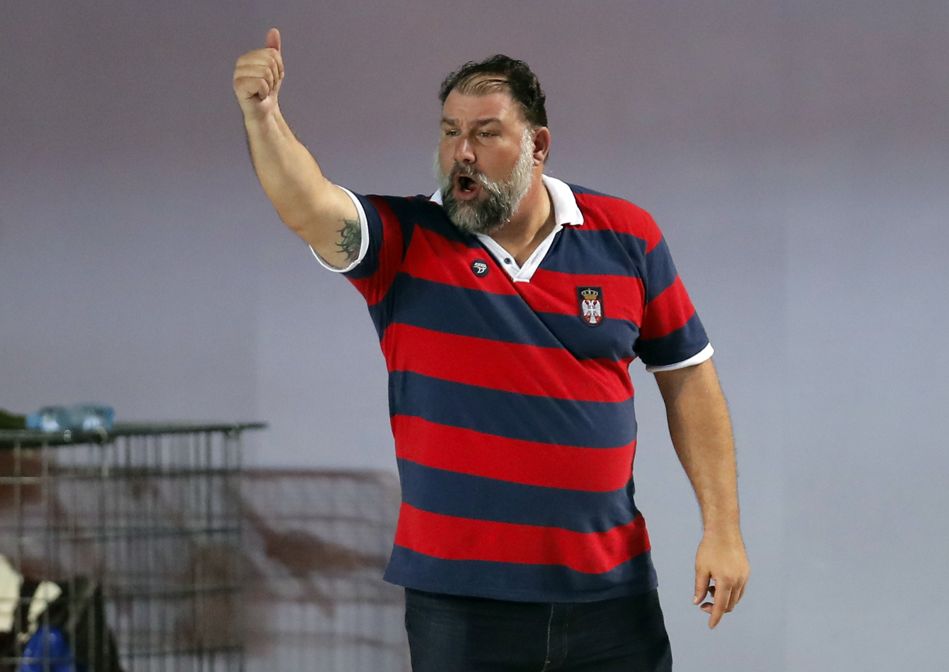 Dejan Savic Srbija - Spanija vaterpolo svetska liga water polo world league Mart 10. 2020.  10.3.2020. (credit image &amp; photo: Pedja Milosavljevic / STARSPORT)