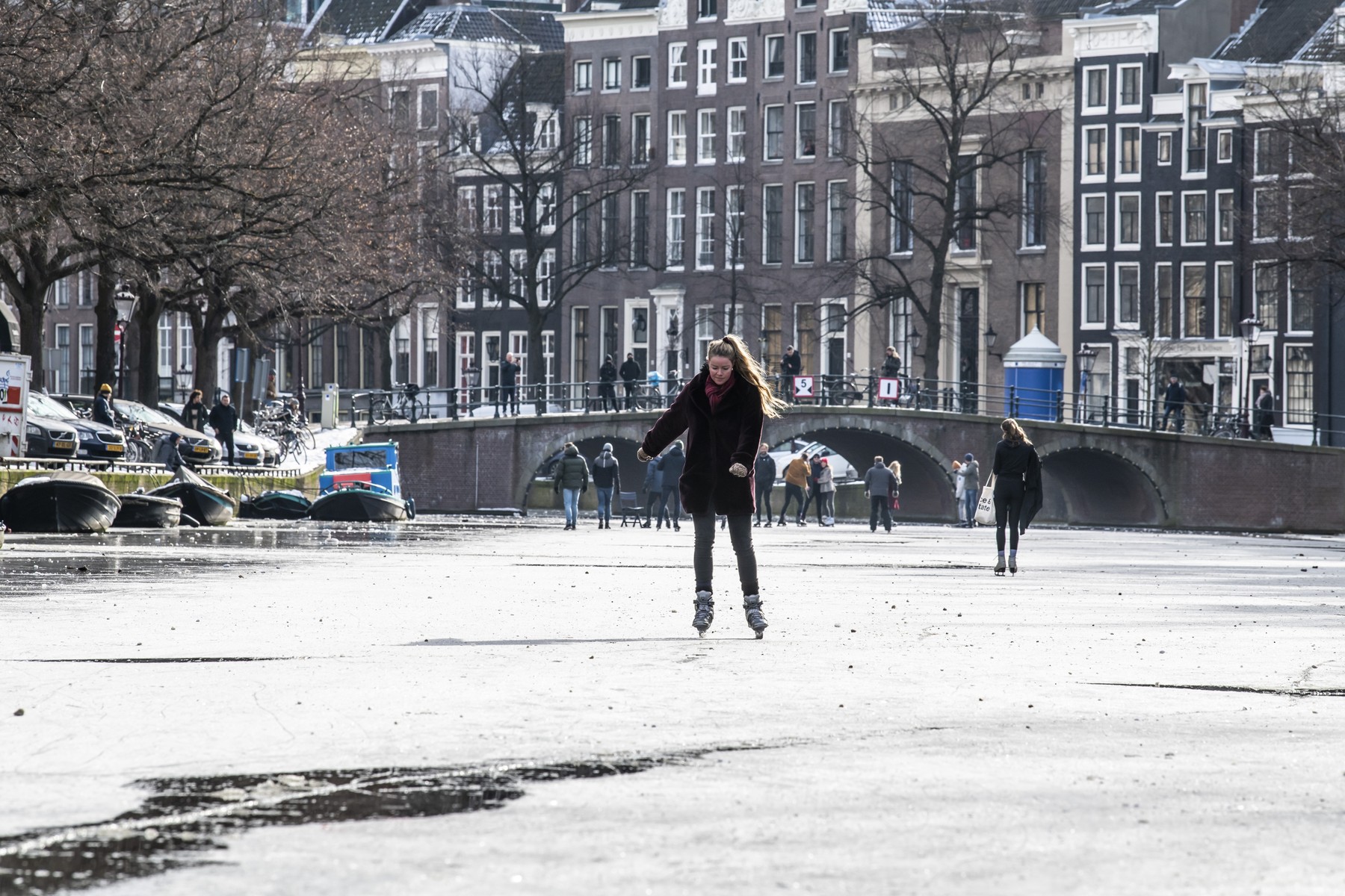 AMSTERDAM, 14-02-2021,  Skating,Image: 590924776, License: Rights-managed, Restrictions: *** World Rights Except Austria and The Netherlands ***, Model Release: no, Credit line: Pro Shots Photo Agency / ddp USA / Profimedia