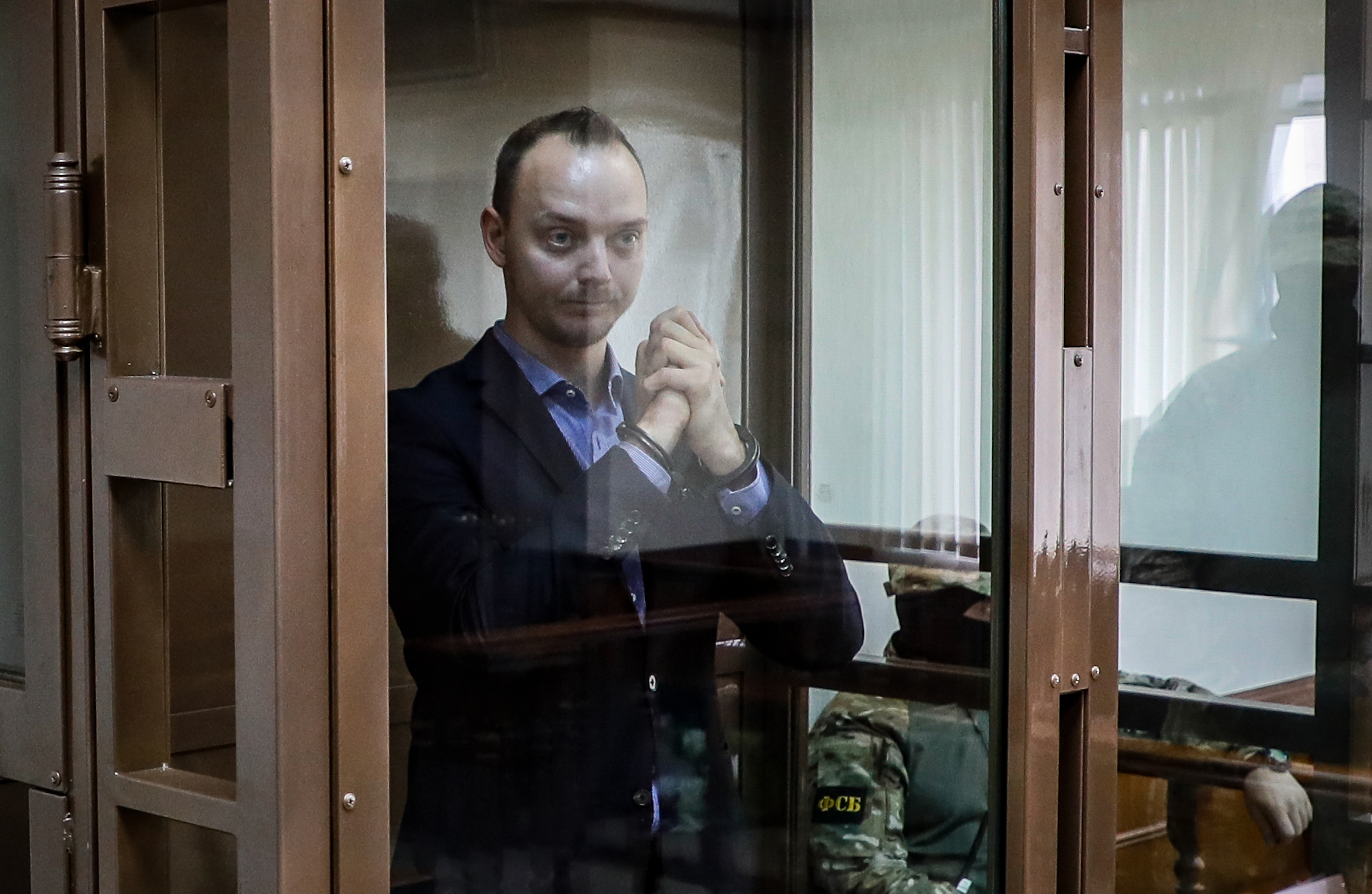 Savetnik ruske korporacije za kosmičke aktivnosti Ivan Safronov, Former journalist Ivan Safronov in trial