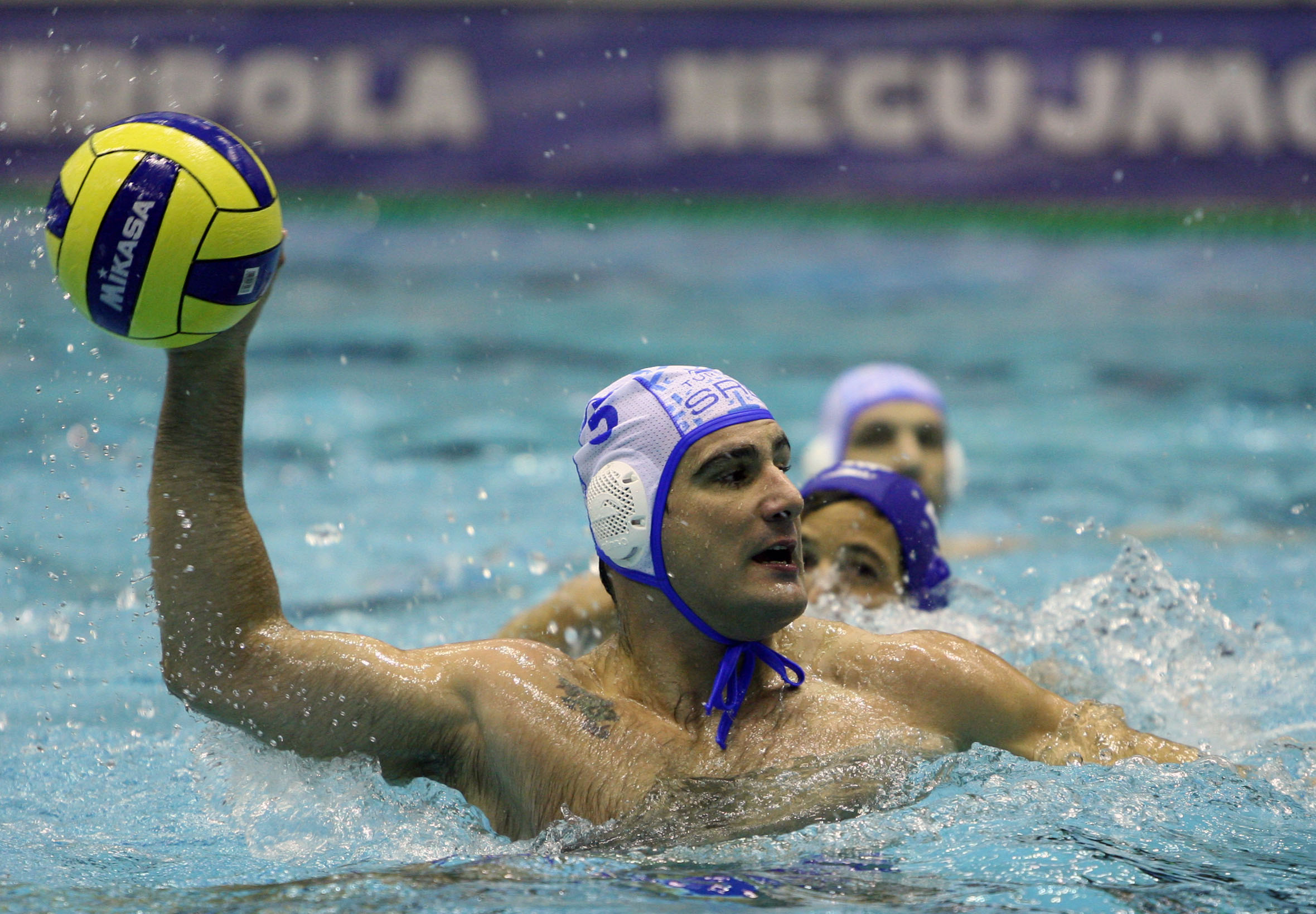 Sport Vaterpolo Reprezentacija Srbija Serbia National Team Spain Spanija friendly  Dejan Savic 28.2.2007. photo: Pedja Milosavljevic