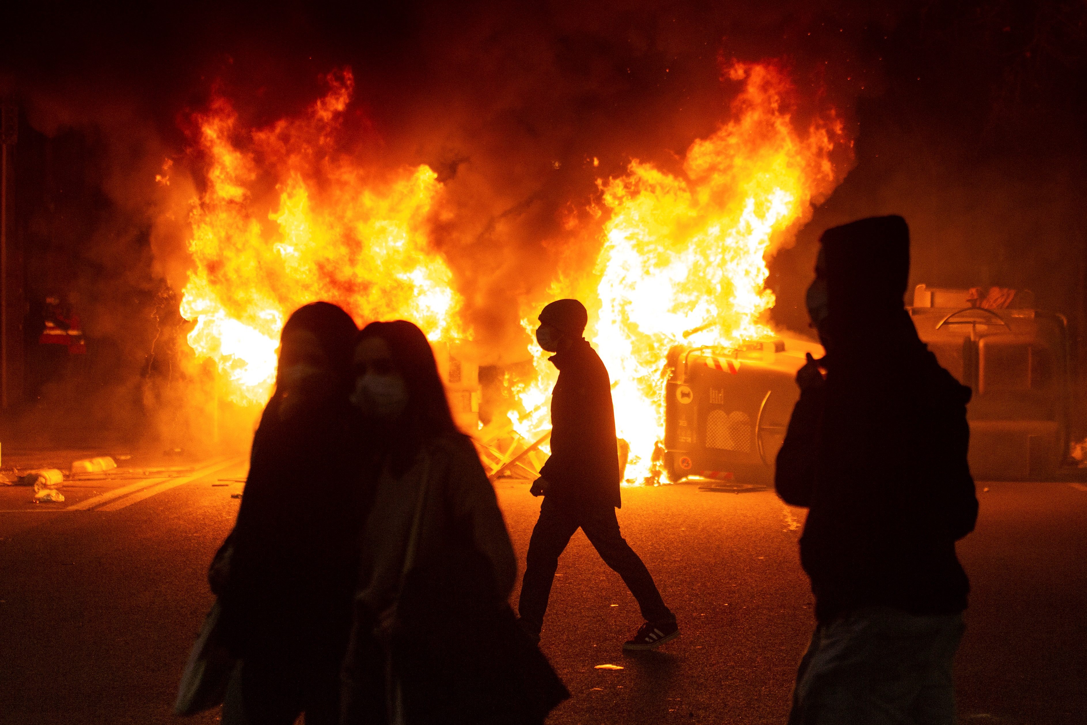 Protesters demand release of jailed Spanish rapper Pablo Hasel