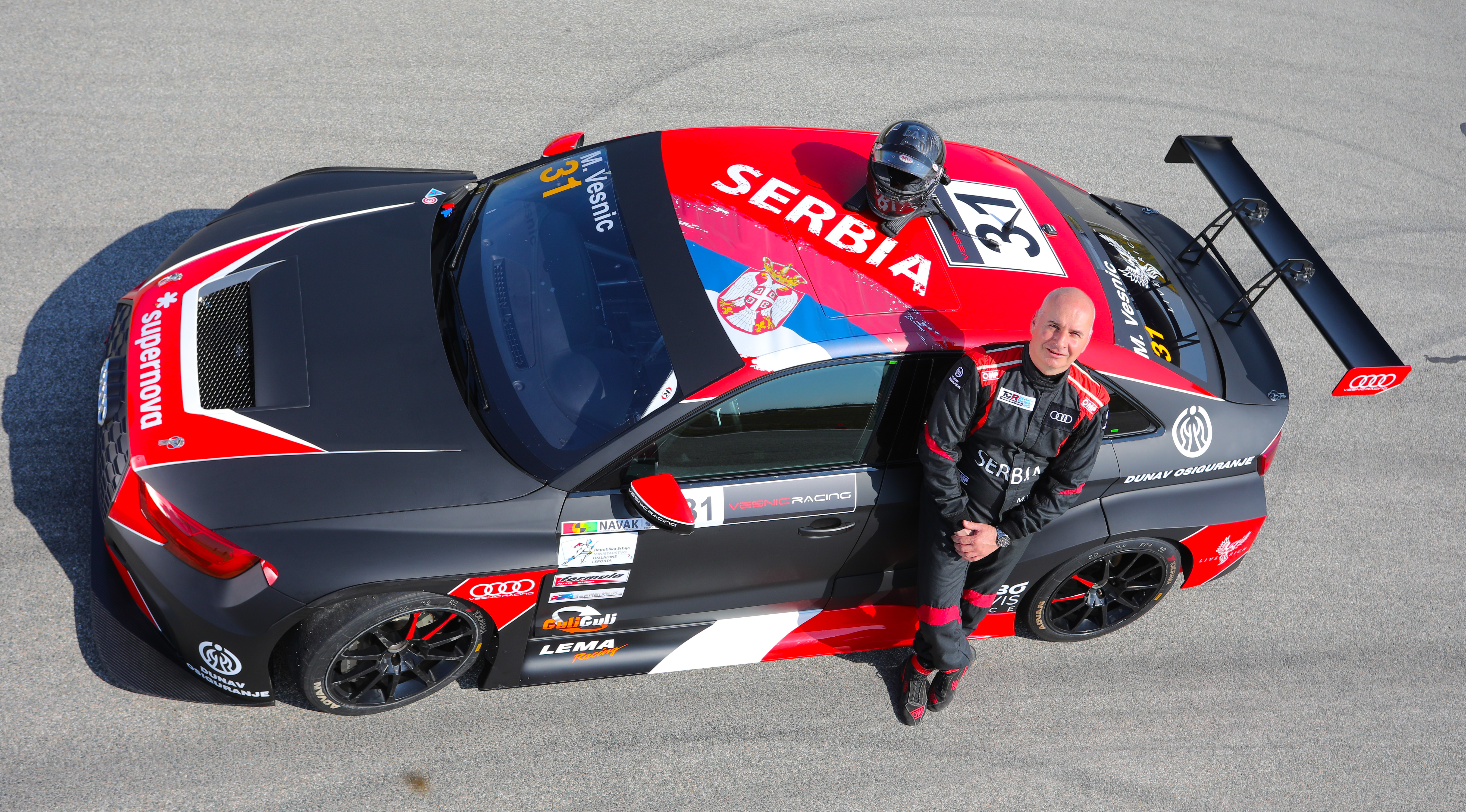 Milovan Vesnić, audi RS3 LMS i TCR Istočna Evropa, auto, automobil Foto: Vesnić PRSS