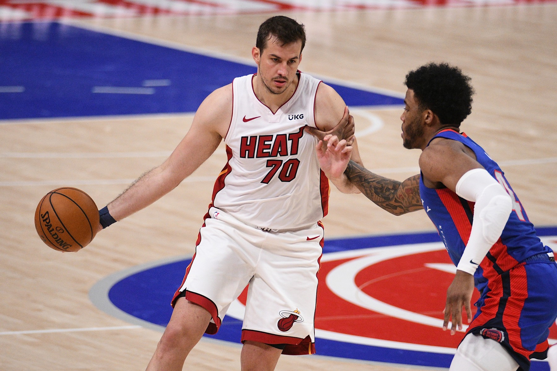 NBA: Miami Heat at Detroit Pistons
