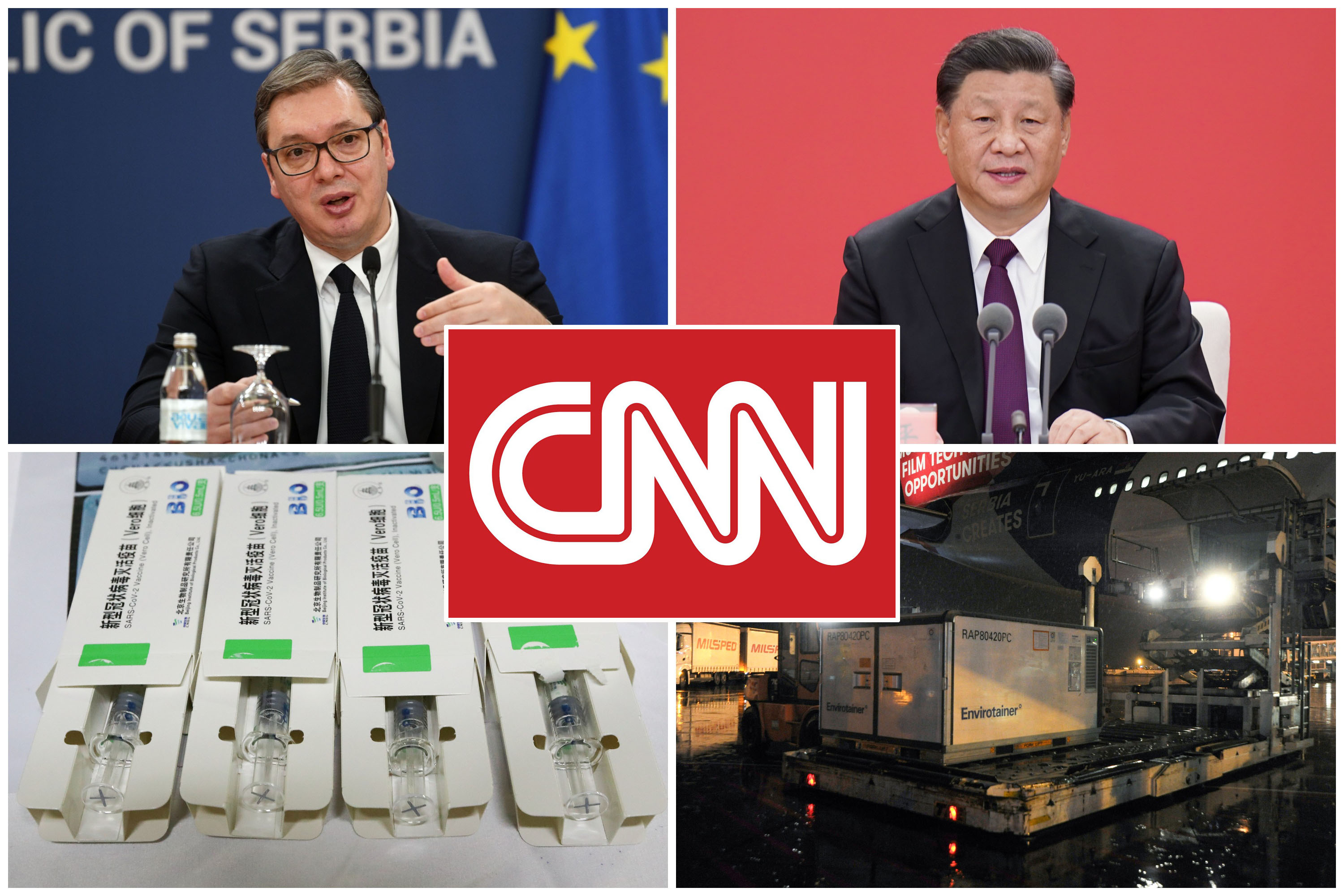 Aleksandar Vučić, Si Điping, Si Djiping, kineska vakcina, kineske vakcine, cnn, kombo Foto: Arhiva/EPA-EFE/ZHANG LING / XINHUA/ALI HAIDER/TANJUG/ TARA RADOVANOVIC/bs/Promo