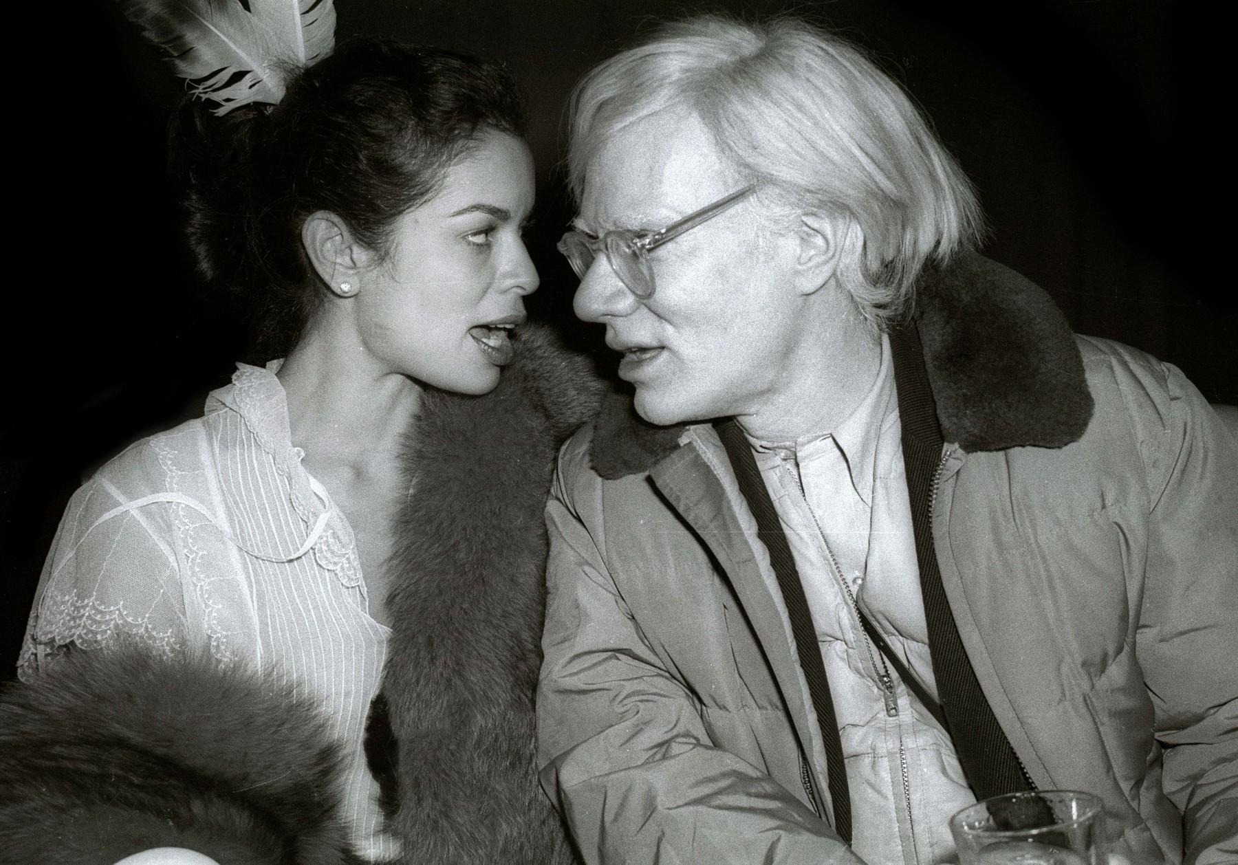 Bianca Jagger Andy Warhol at Studio 54  1978,Image: 408564698, License: Rights-managed, Restrictions: , Model Release: no, Credit line: Adam Scull / Newscom / Profimedia