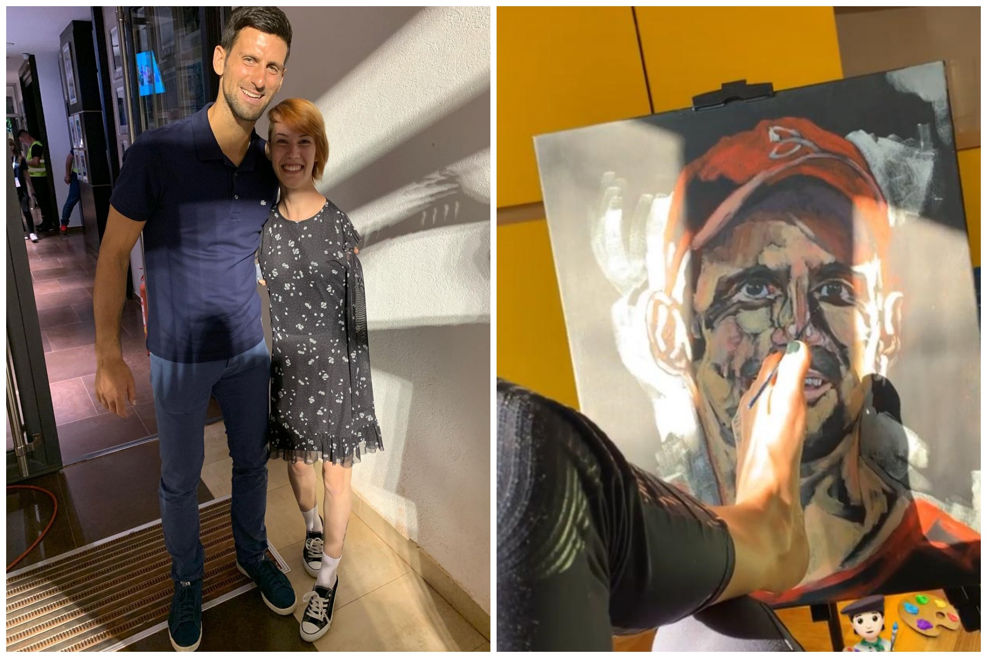 Dejana Bačko, Novak Đoković