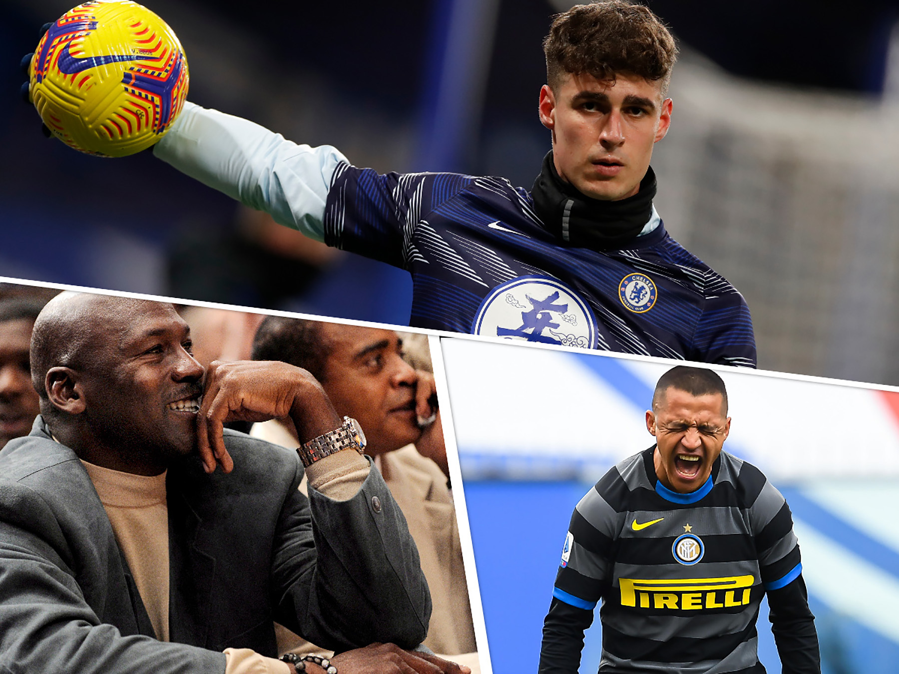 Majkl Džordan Kepa Arizabalaga i Aleksis Sančez