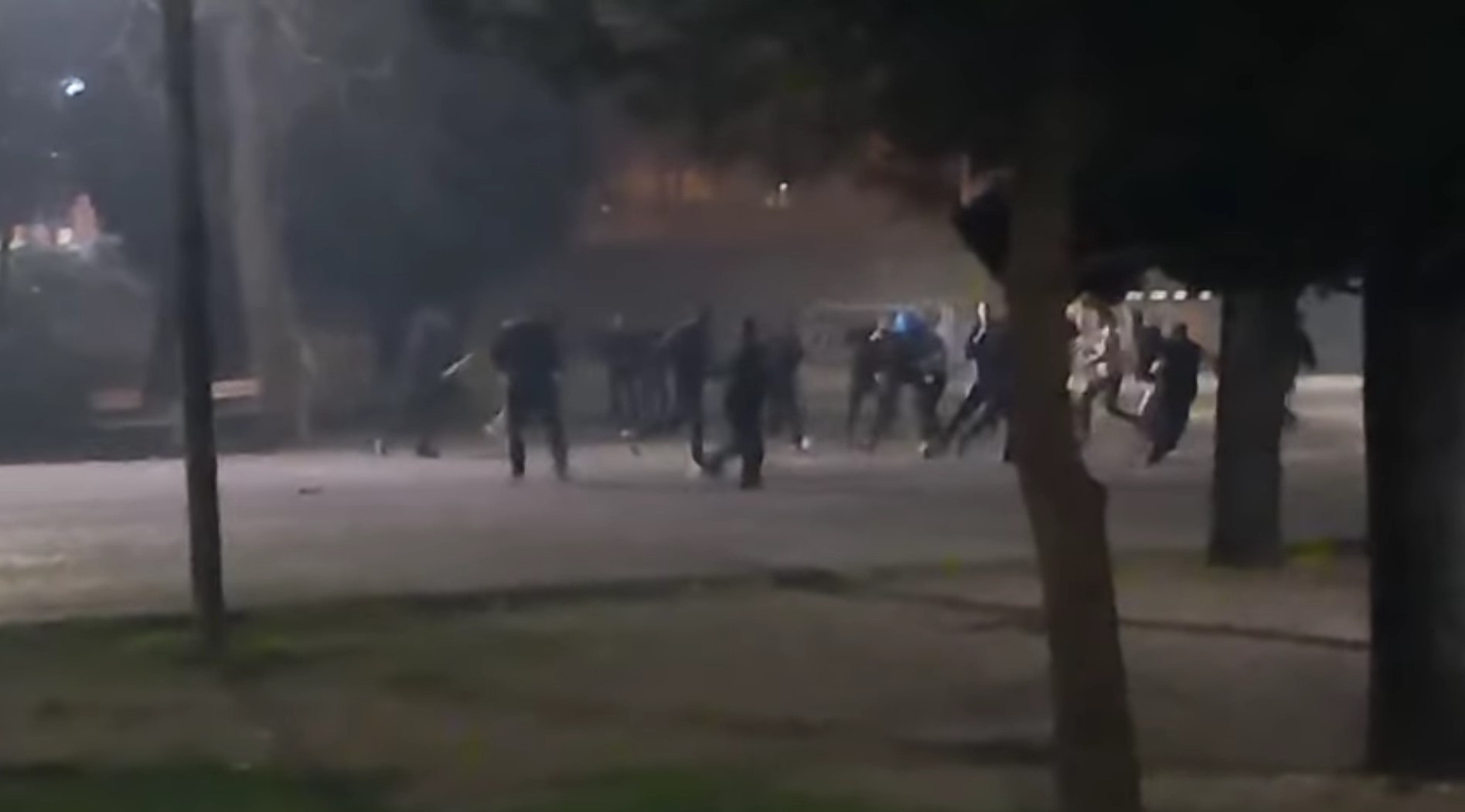 Podgorica, tuča Foto: Printscreen/YouTube/Portal Antena M