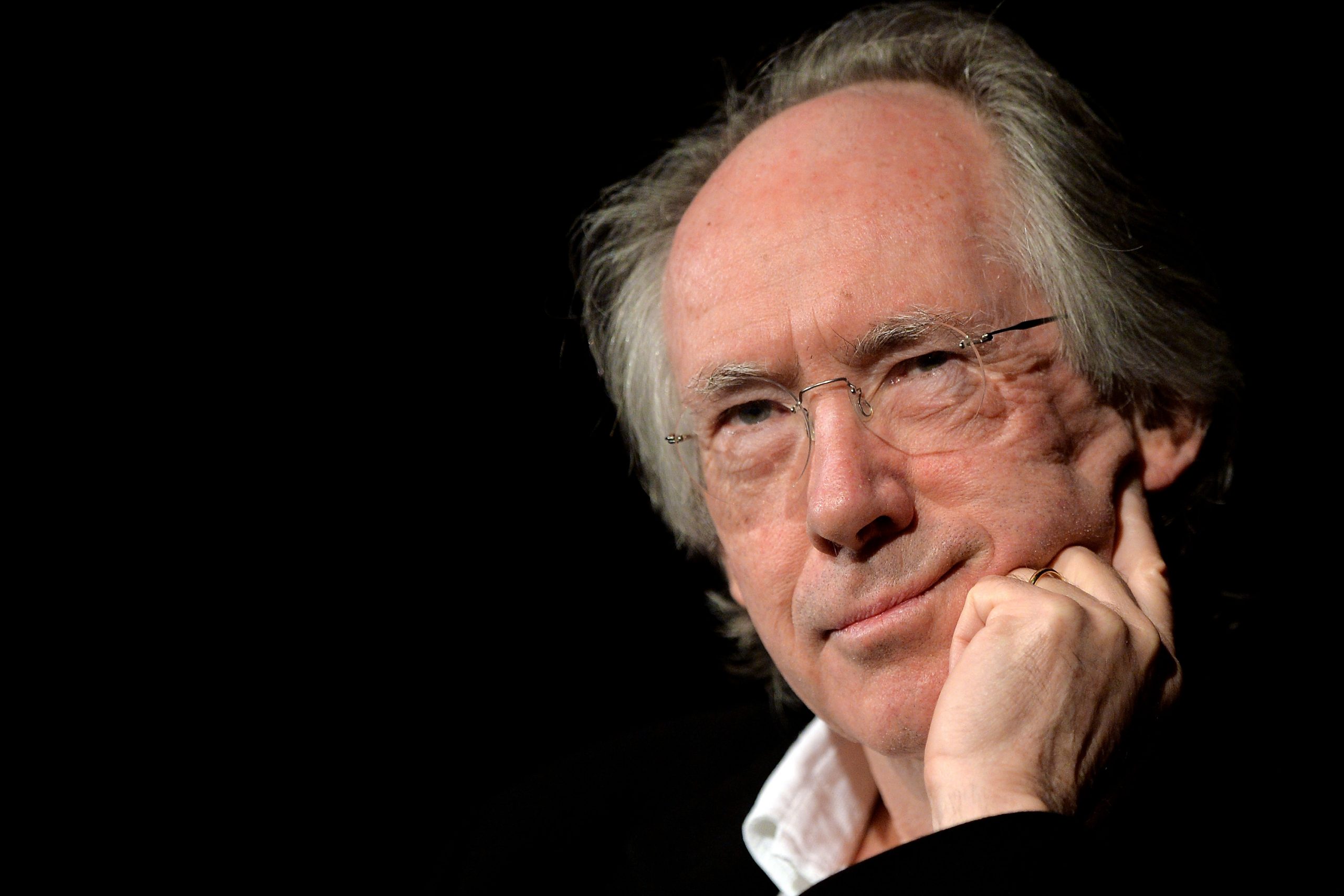 epa06806048 (FILE) - British writer Ian McEwan looks on during a reading at the 'lit.Cologne' international literature festival, in Cologne, Germany, 11 March 2017 (reissued 14 June 2018). Ian McEwan turns 70 on 21 June 2018.  EPA-EFE/SASCHA STEINBACH