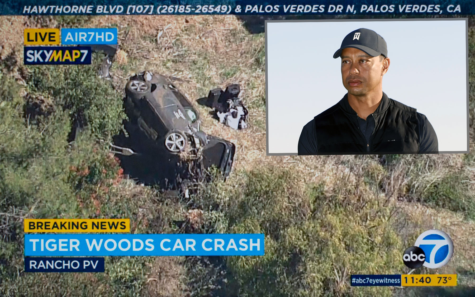 Tiger Woods Car Crash