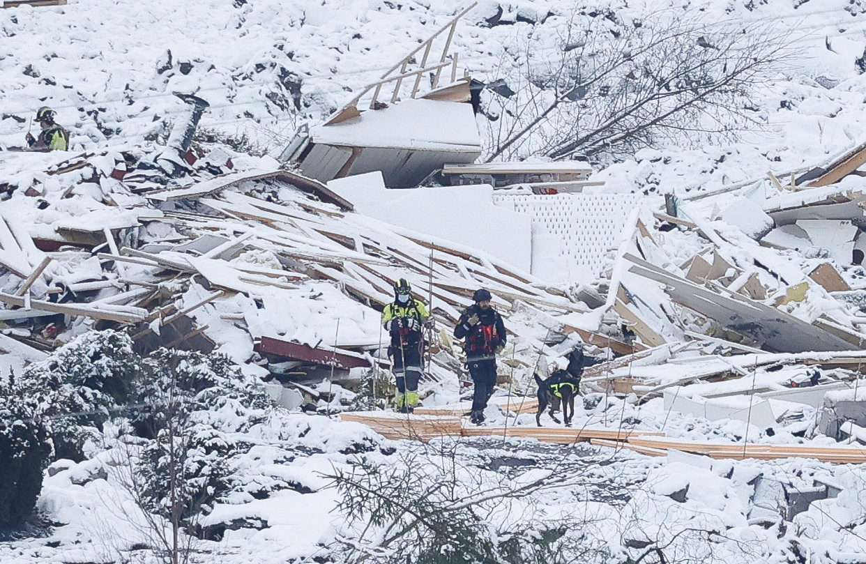 Landslide in Gjerdrum