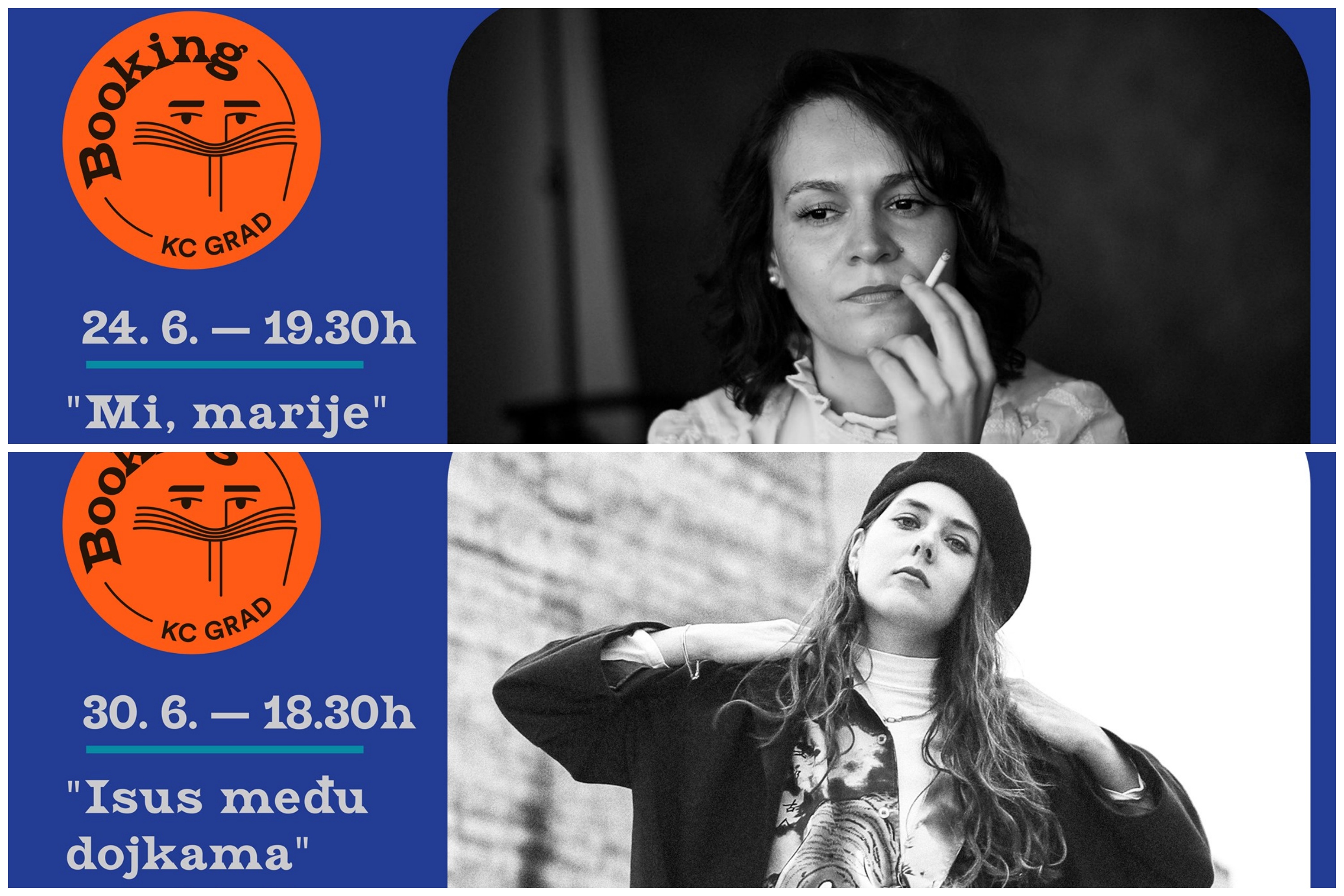 Booking, Buking, Marija Draganić, Vladana Perlić, poezija, knjiga Foto: KC Grad/Promo