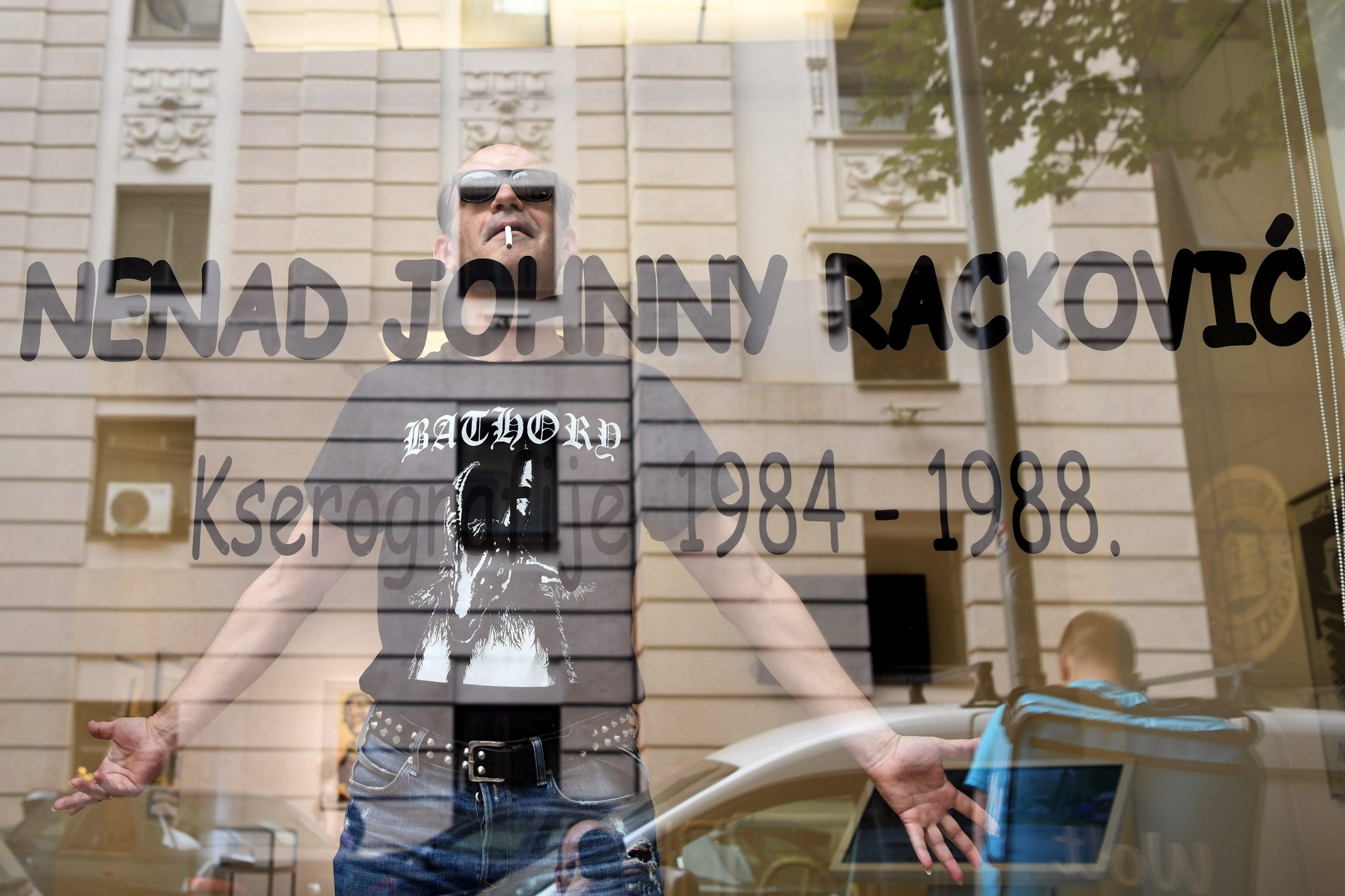 Beograd, 21.06.2021. , Galerija Haos, Nenad Racković, Nenad Johnny Racković, Džoni Racković izložba i intervju Foto: Goran Srdanov/Nova.rs