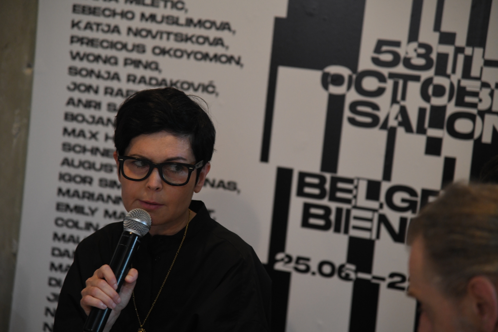 Beograd 25. jun 2021. Muzej grada Beograda kzs povodom otvaranja Oktobarskog salona i vodjenje kroz izlozbu, postavka, izlozba Foto:Nemanja Jovanović/Nova.rs