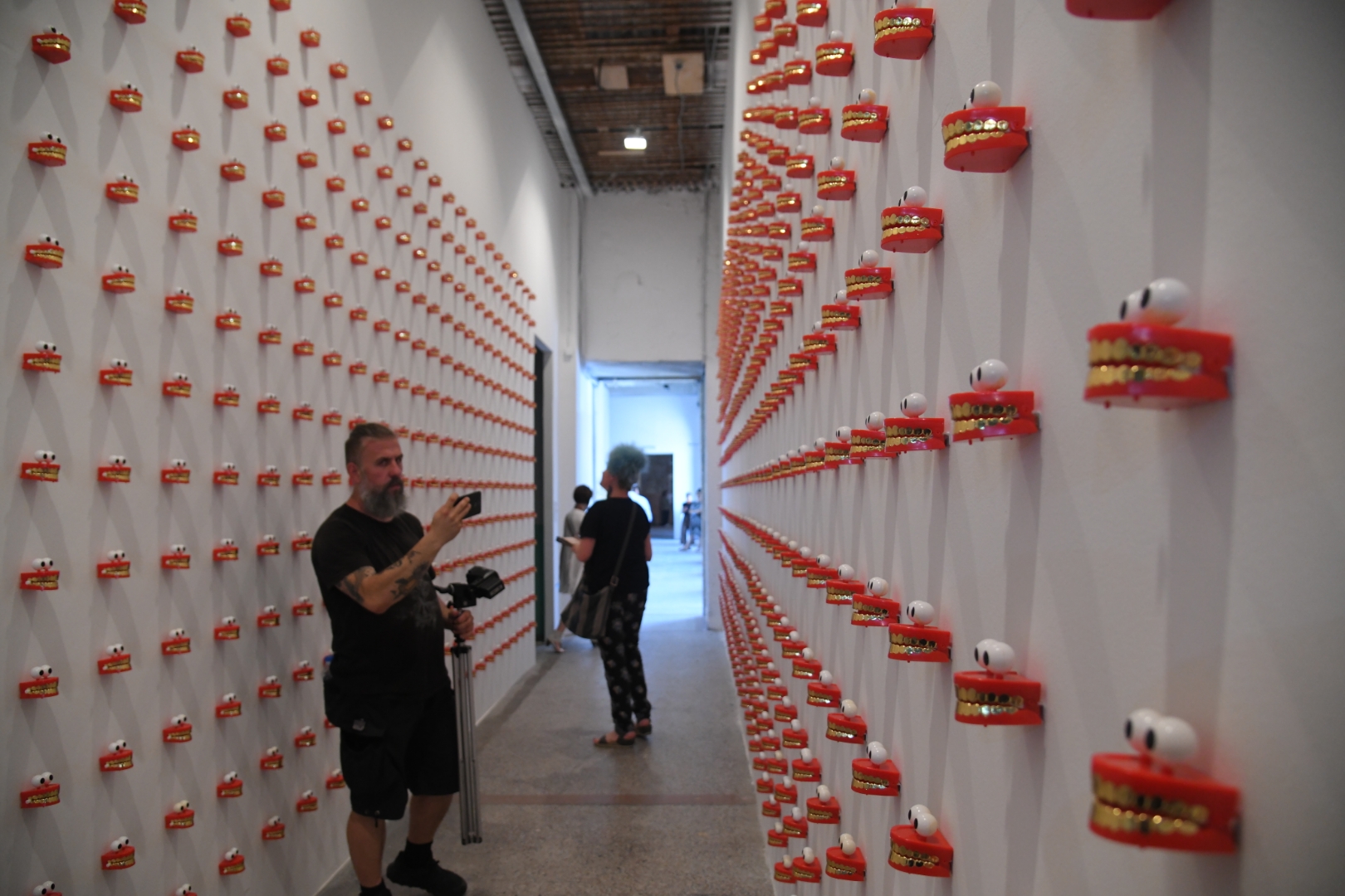 Beograd 25. jun 2021. Muzej grada Beograda kzs povodom otvaranja Oktobarskog salona i vodjenje kroz izlozbu, postavka, izlozba Foto:Nemanja Jovanović/Nova.rs