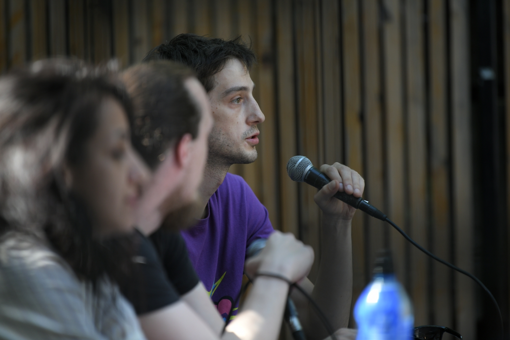 Beograd, 27.06.2021. KC grad, umetnici iz BIGZ a, skupstina alternativne scene, Boris Vlastelica, frontmen grupe Repetitor Foto: Dragan Mujan/Nova.rs