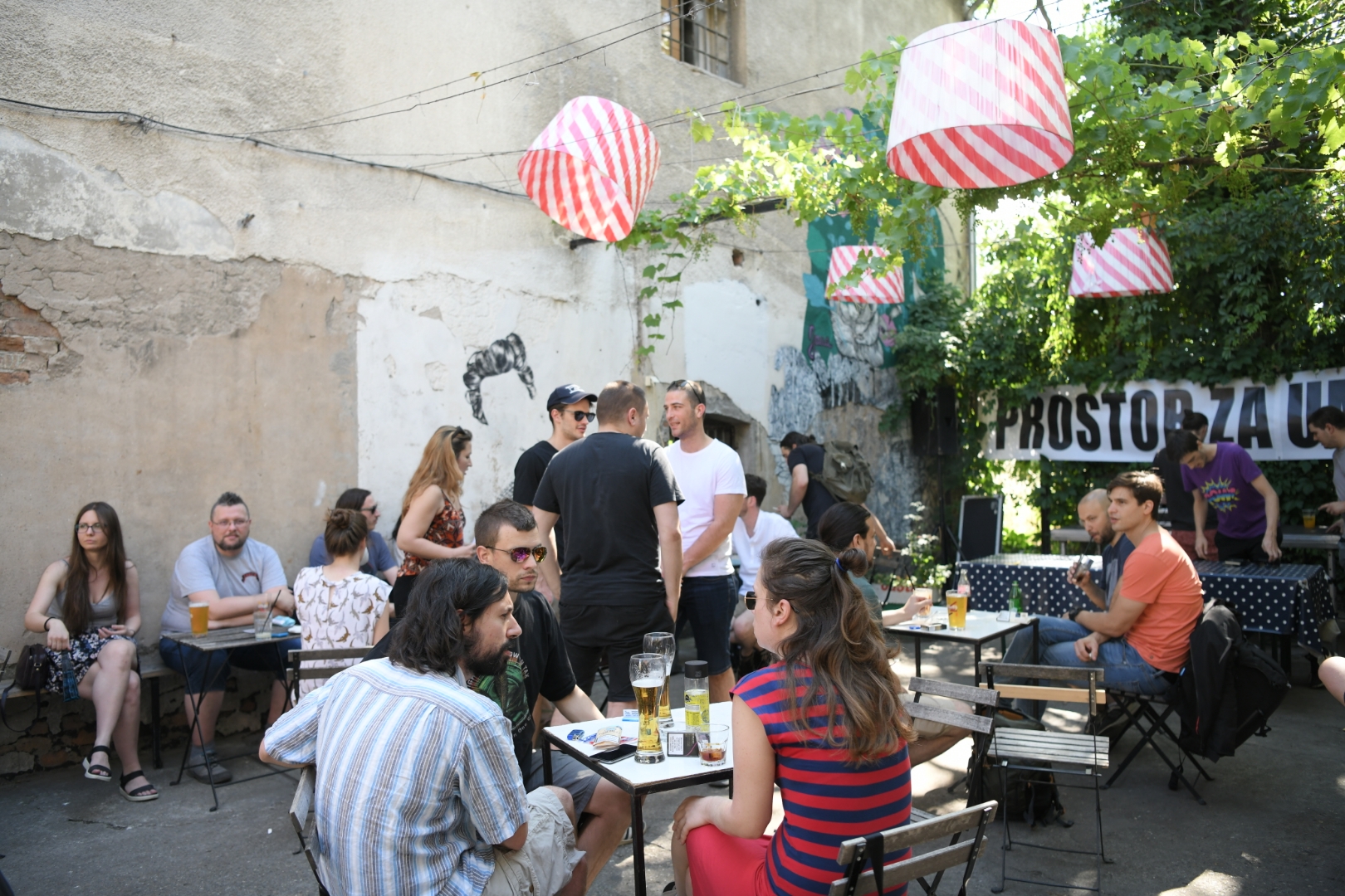 Beograd, 27.06.2021. KC grad, umetnici iz BIGZ a, skupstina alternativne scene Foto: Dragan Mujan/Nova.rs