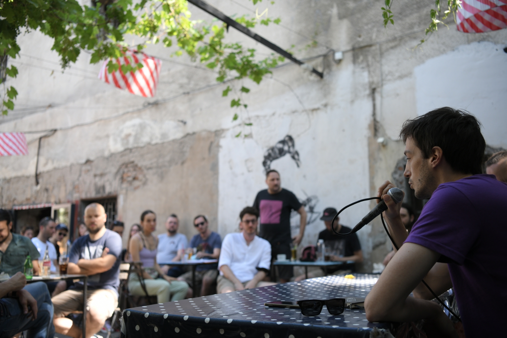 Beograd, 27.06.2021. KC grad, umetnici iz BIGZ a, skupstina alternativne scene Foto: Dragan Mujan/Nova.rs